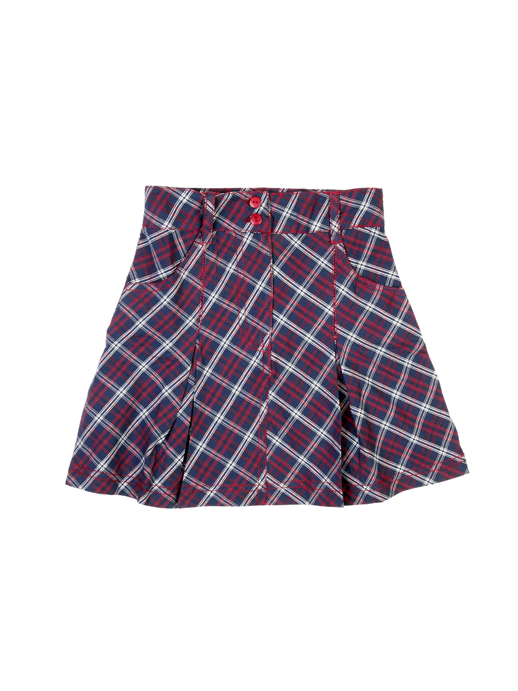Ant Kids Check Blue Skirts