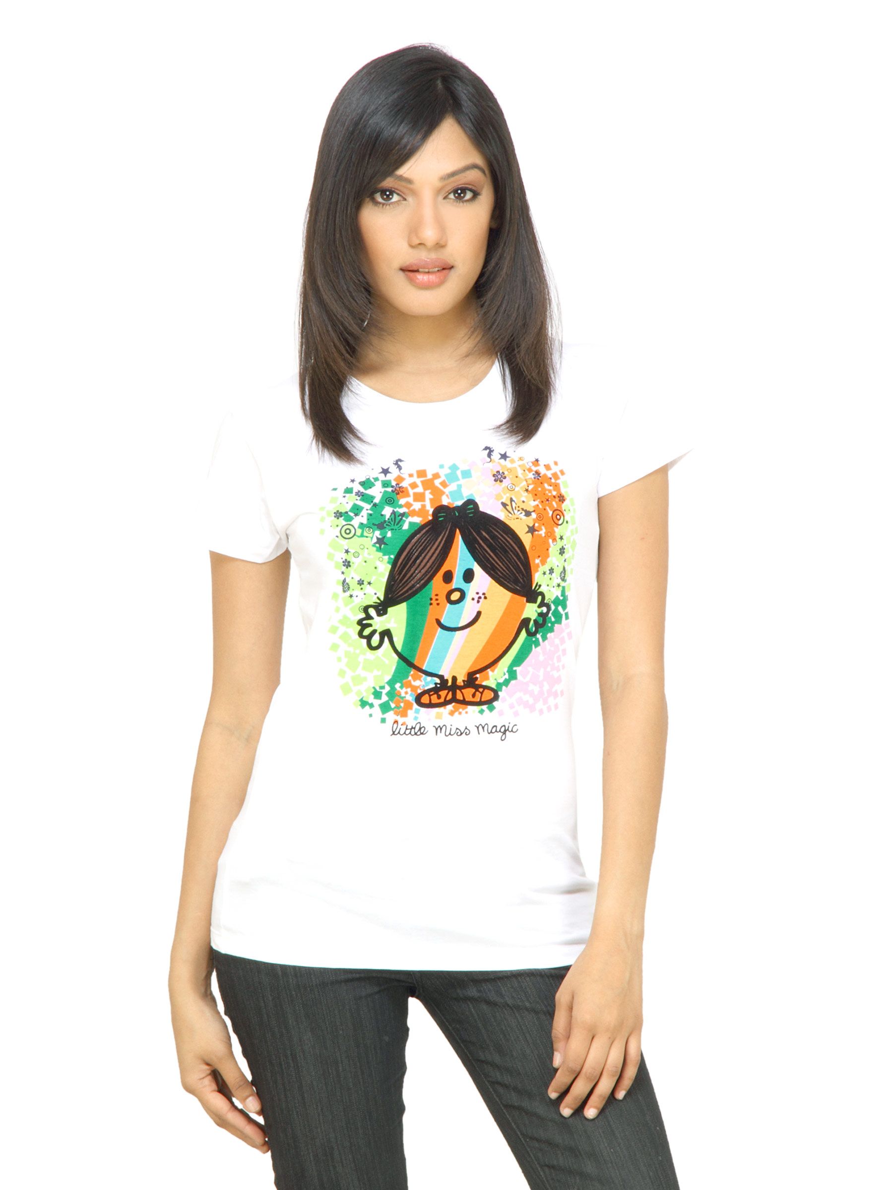 Little Miss Women Magic White T-shirt
