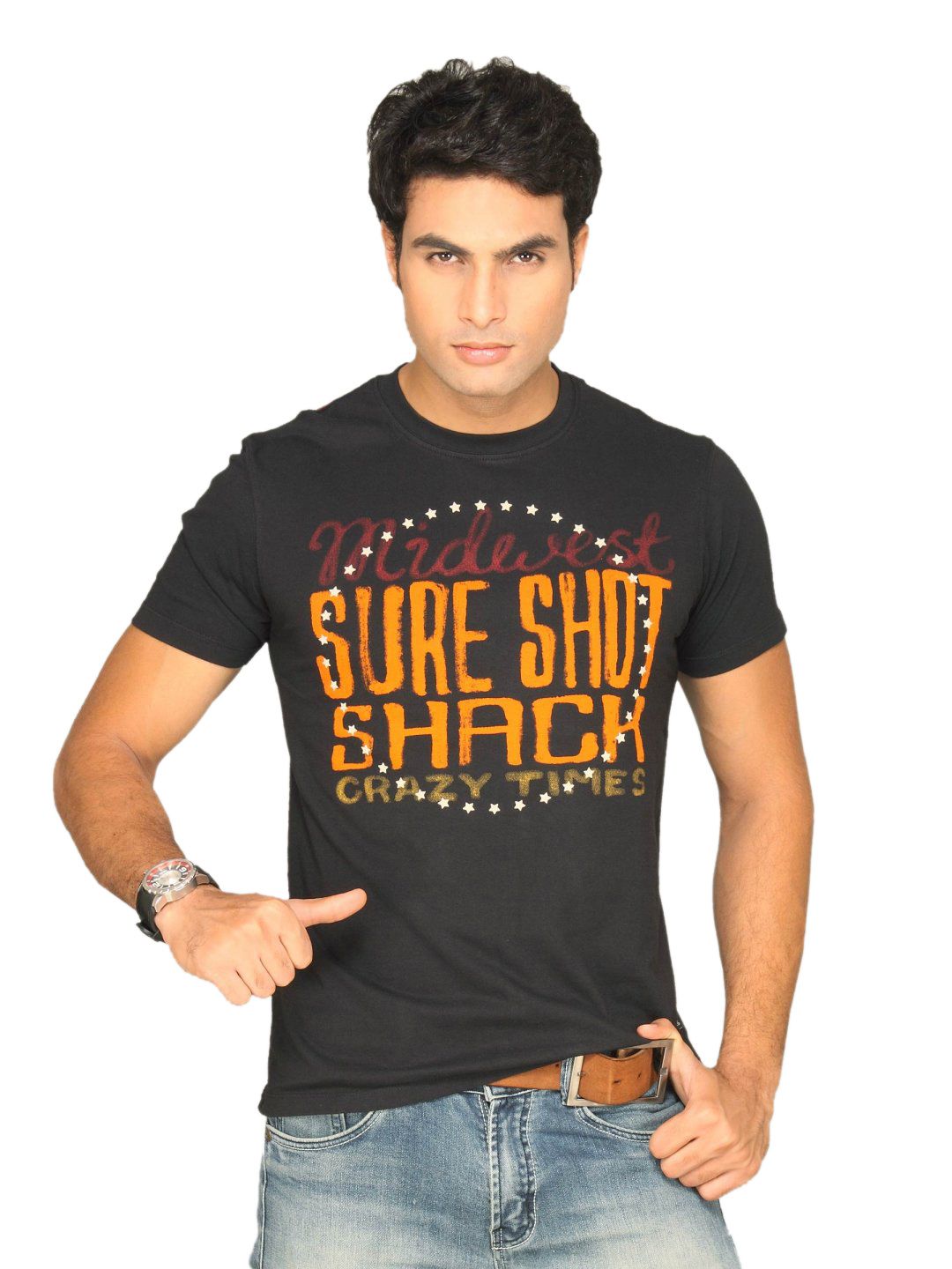 Lee Men's Shot Black T-shirt