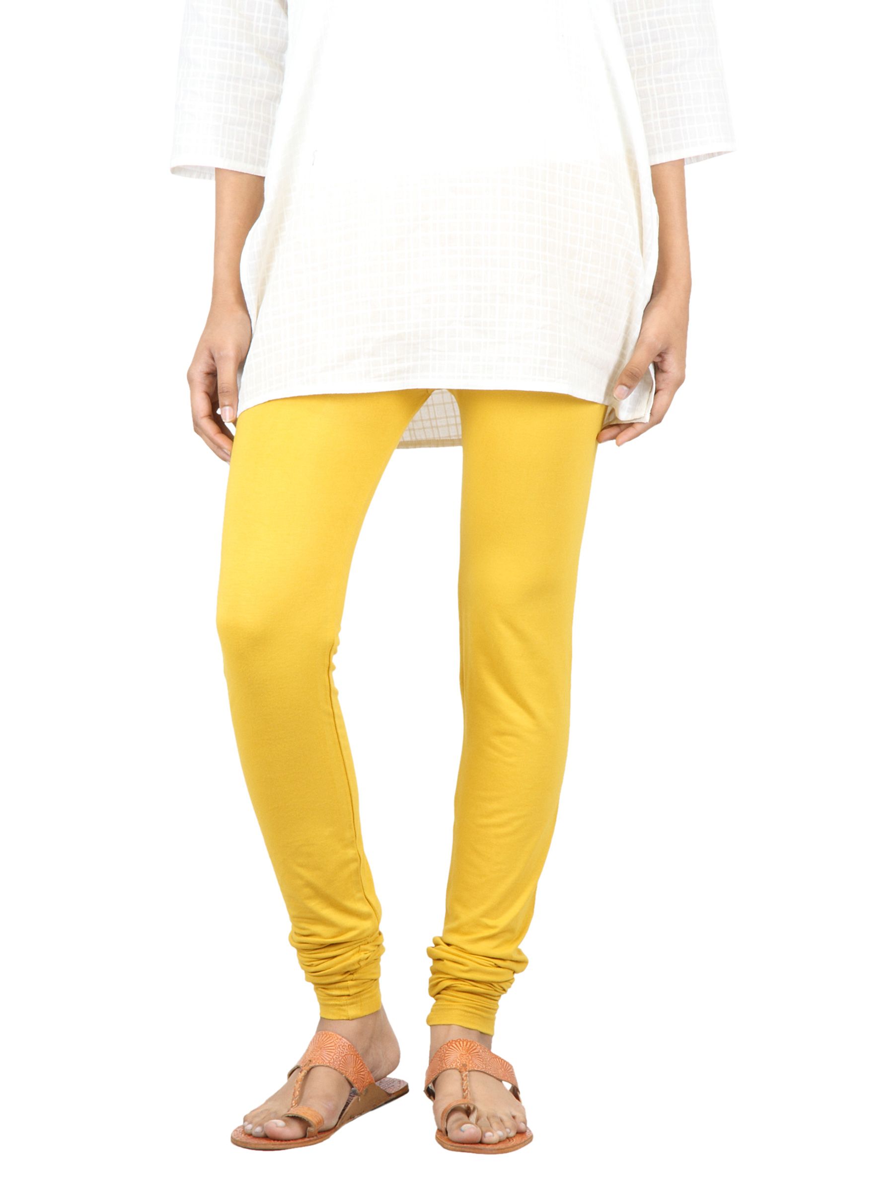 Myntra Women Mustard Leggings