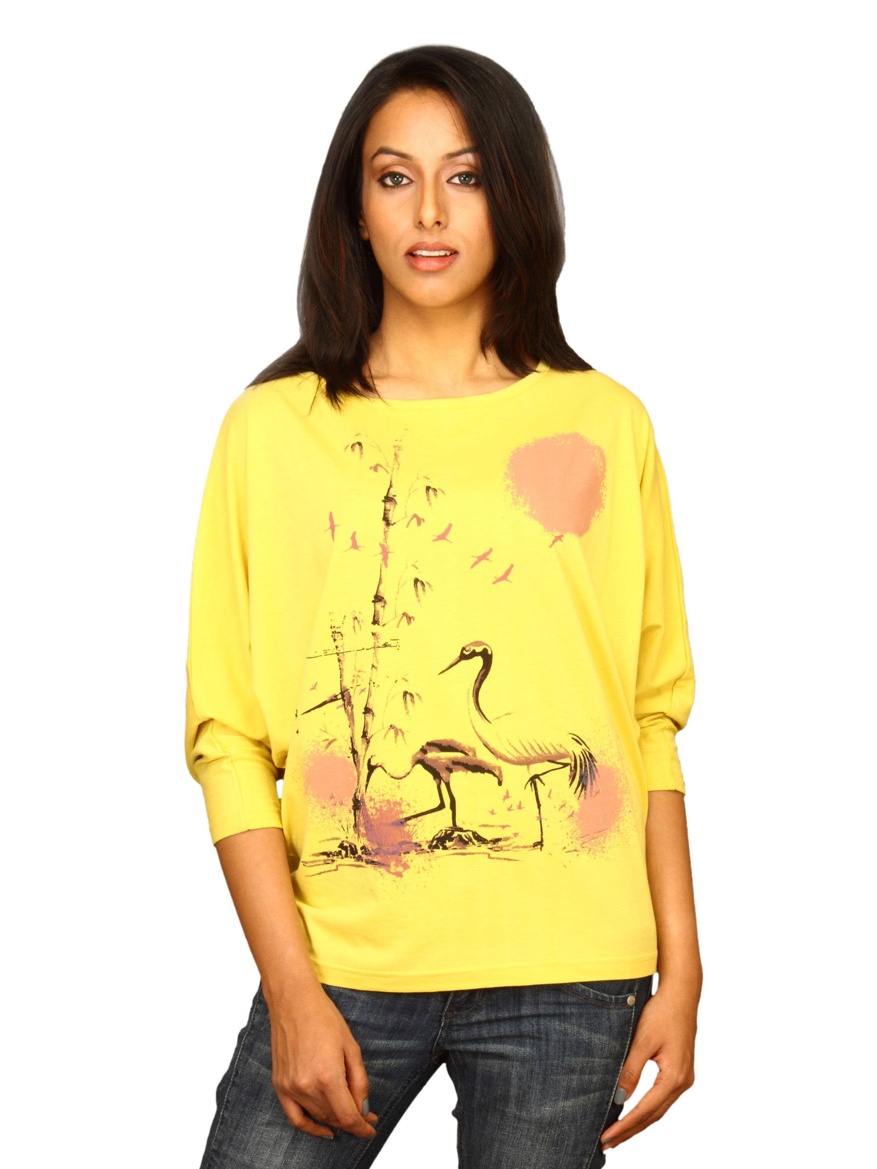 DUSG Women Crane Bamboo Top