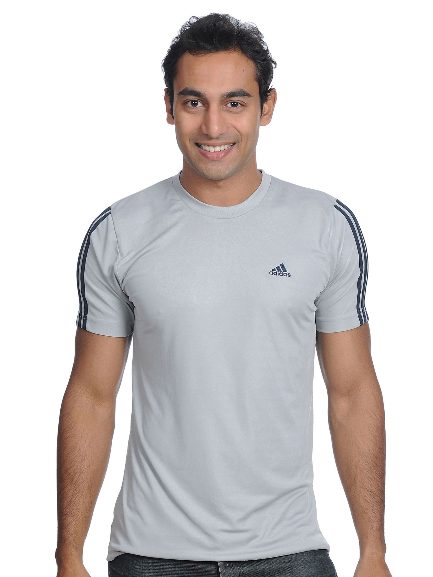 ADIDAS Mens Crew Grey T-shirt