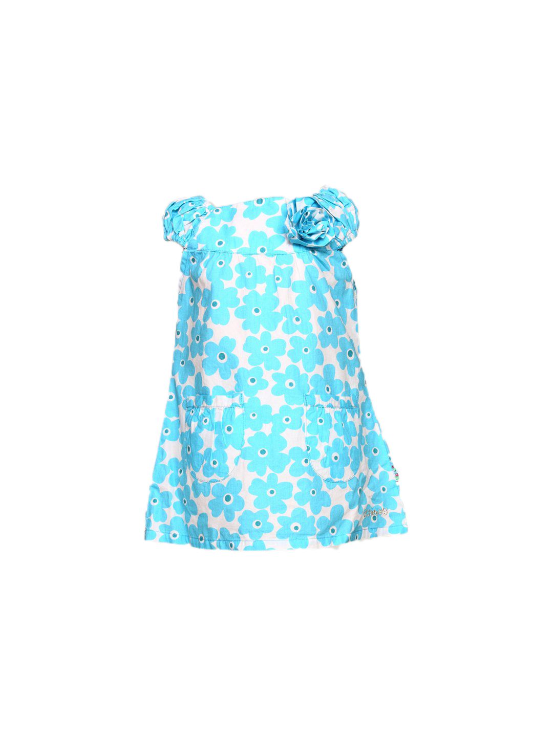 Gini and Jony Girl's Valerie Blue White Kidswear