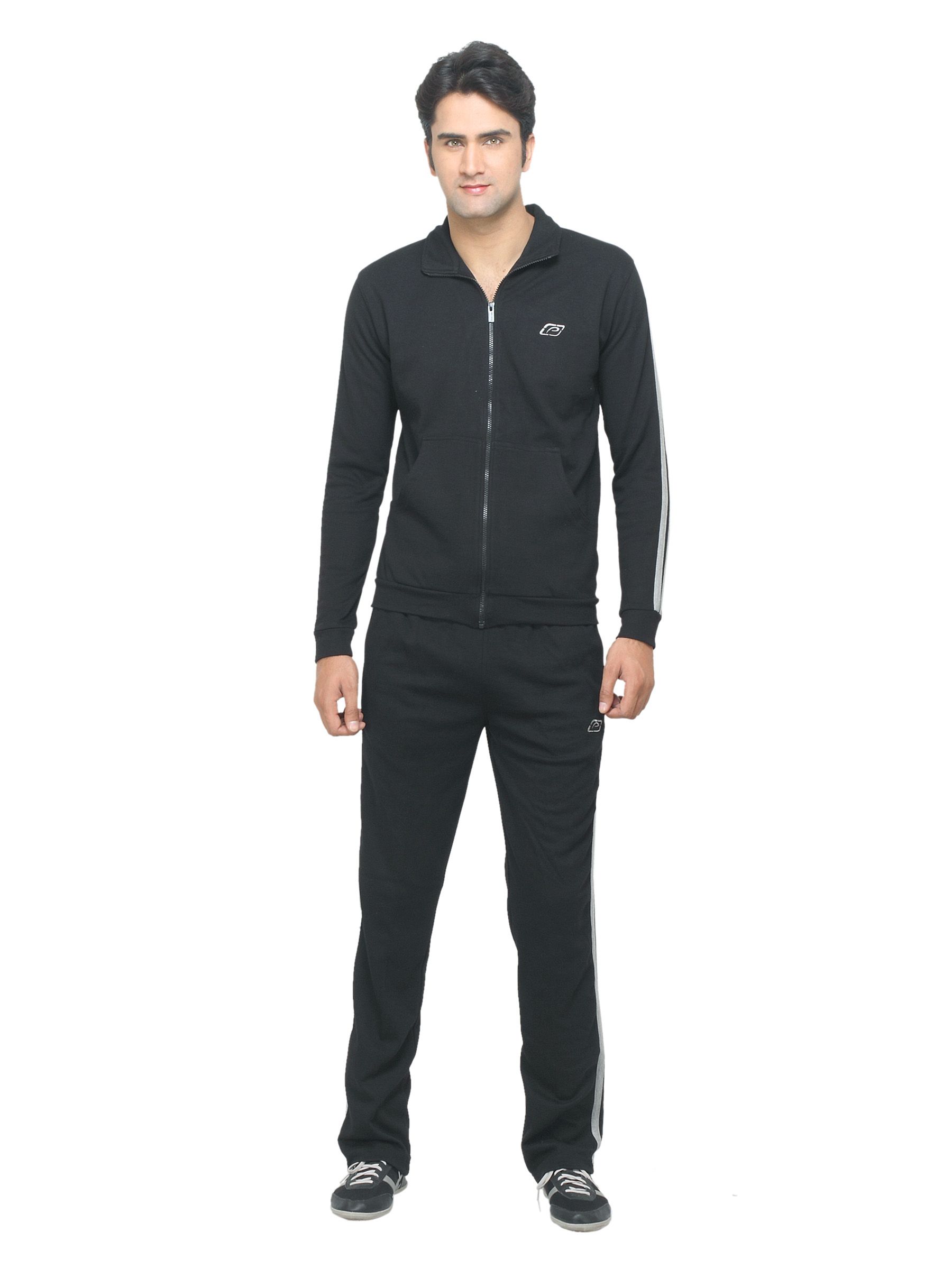 Proline Men Black Solid Tracksuits
