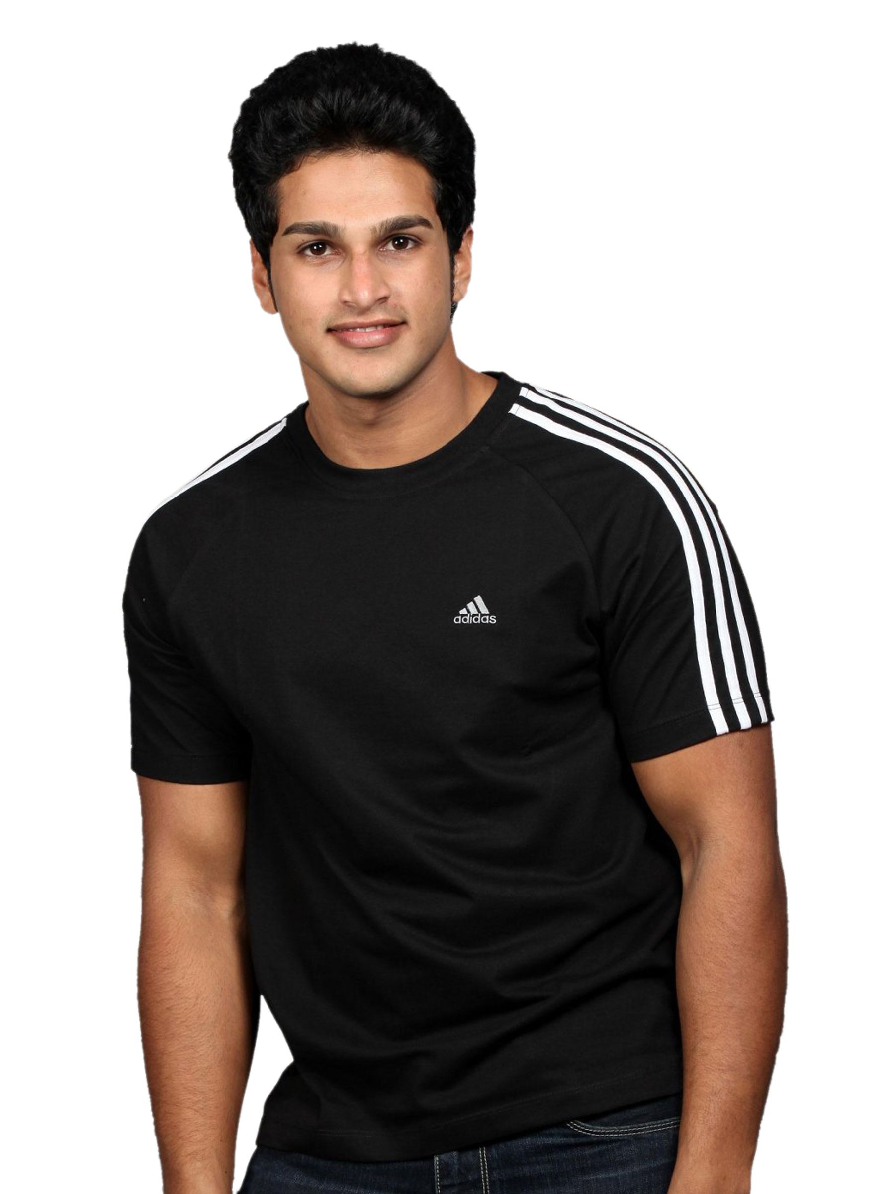 ADIDAS Men's Crew Black T-shirt