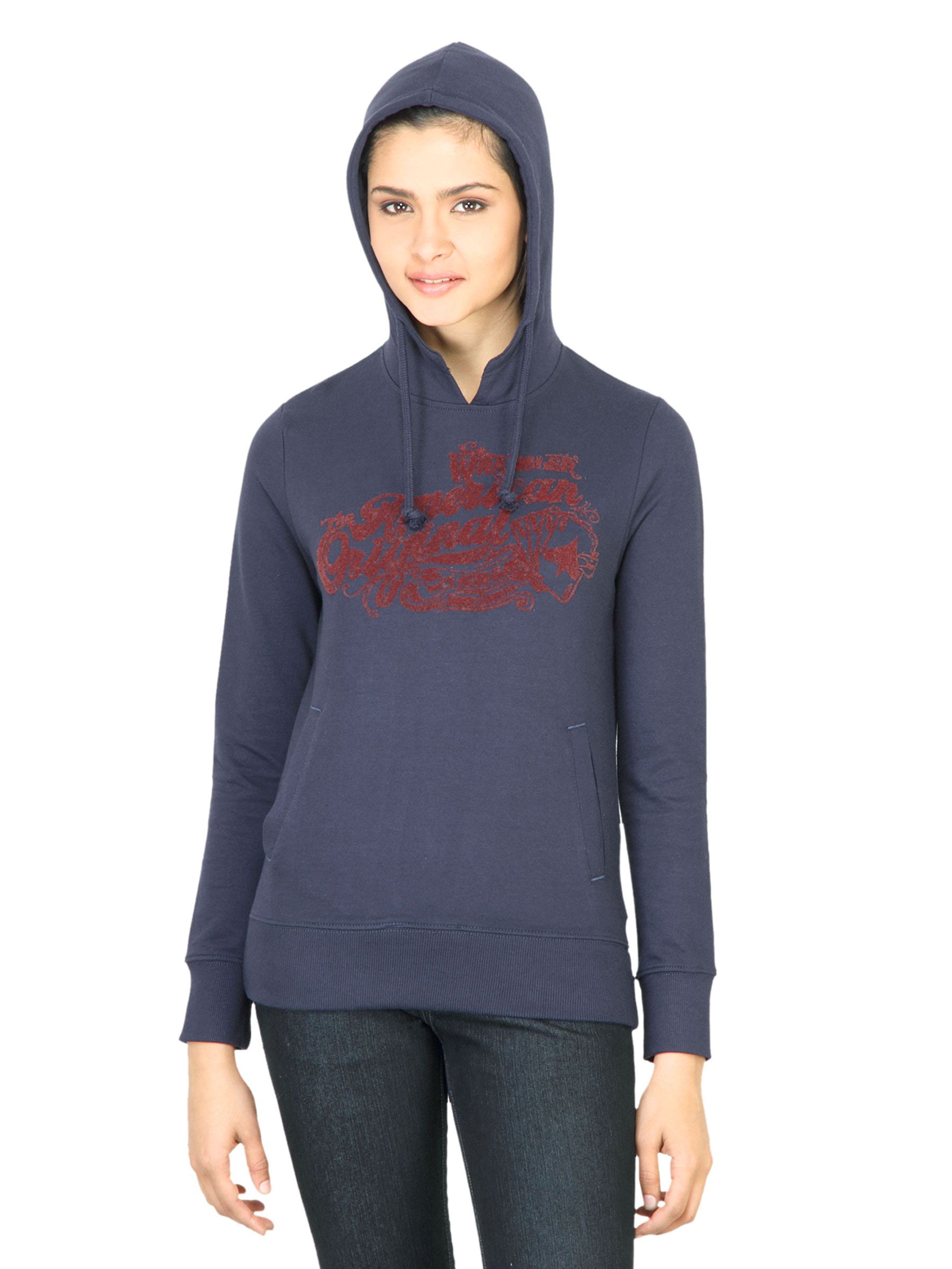 Wrangler Women American Blue Sweatshirt