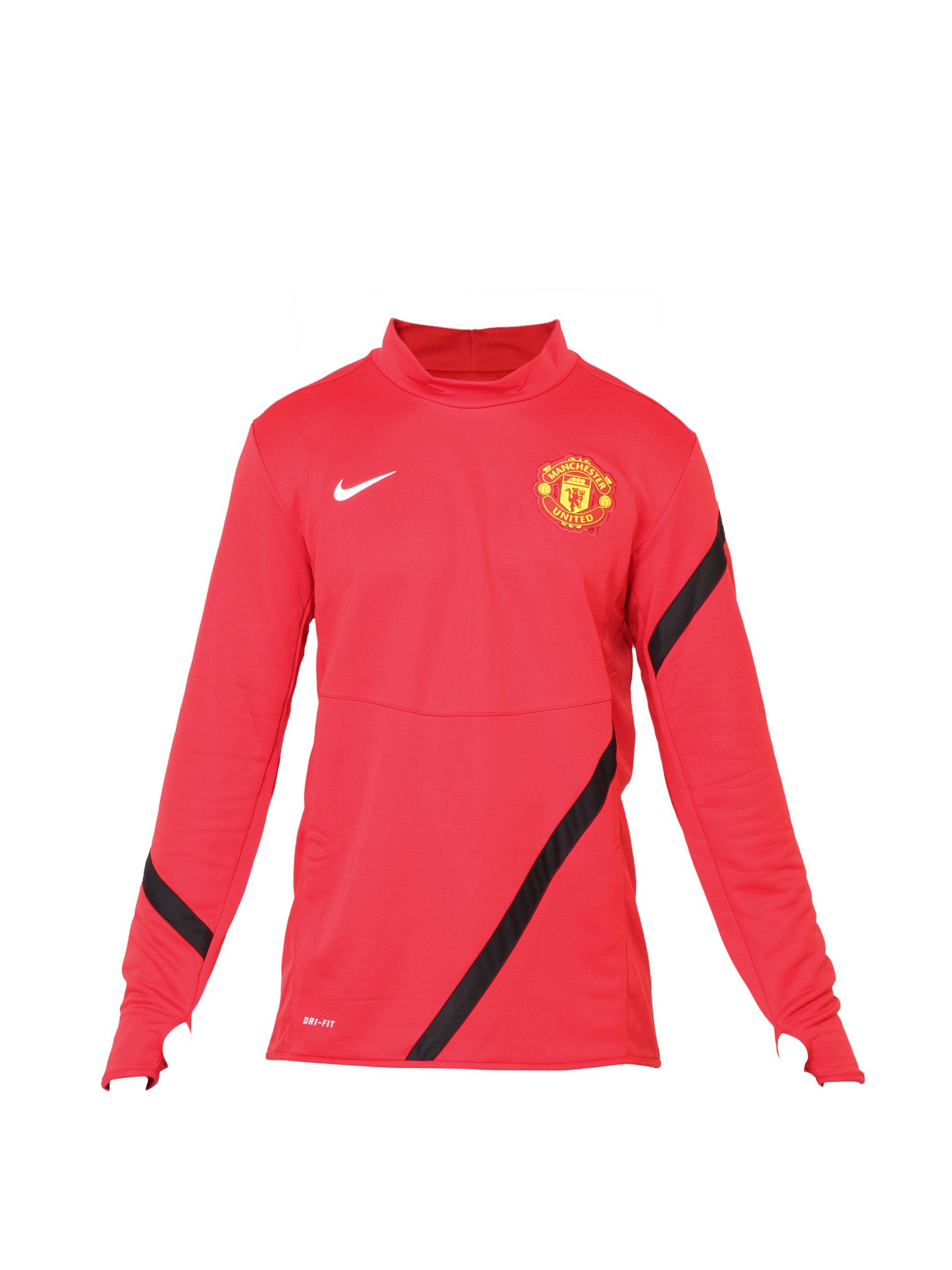 Nike Men Solid Red Sweatshirt