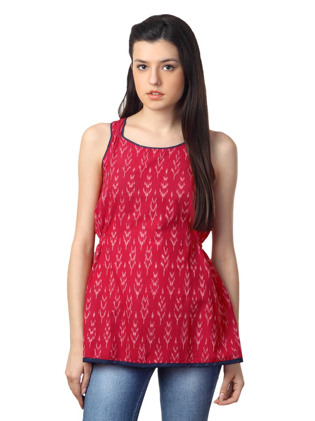 Mother Earth Women Red Kurti