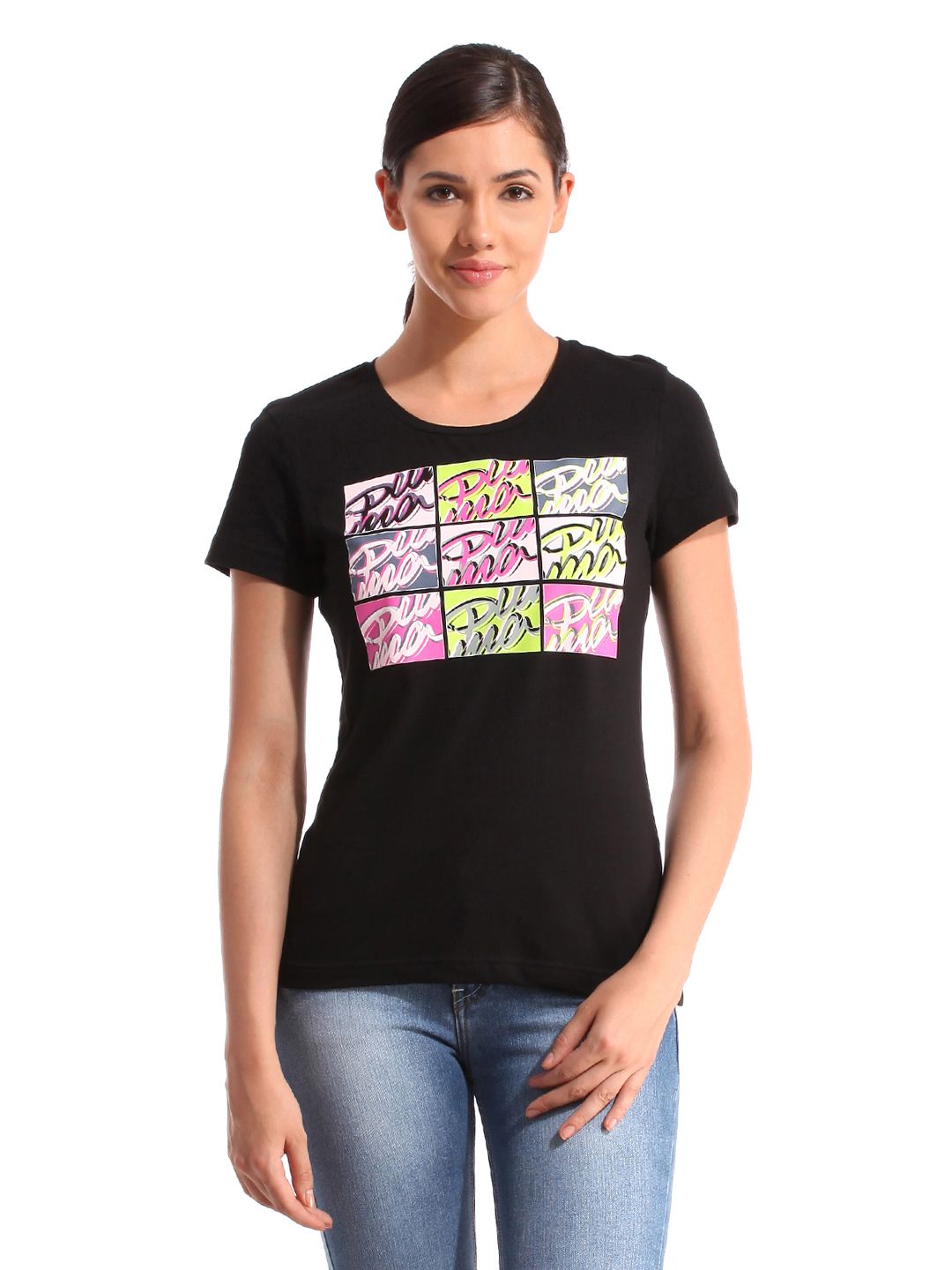 Puma Women Wowhol Black T-shirt