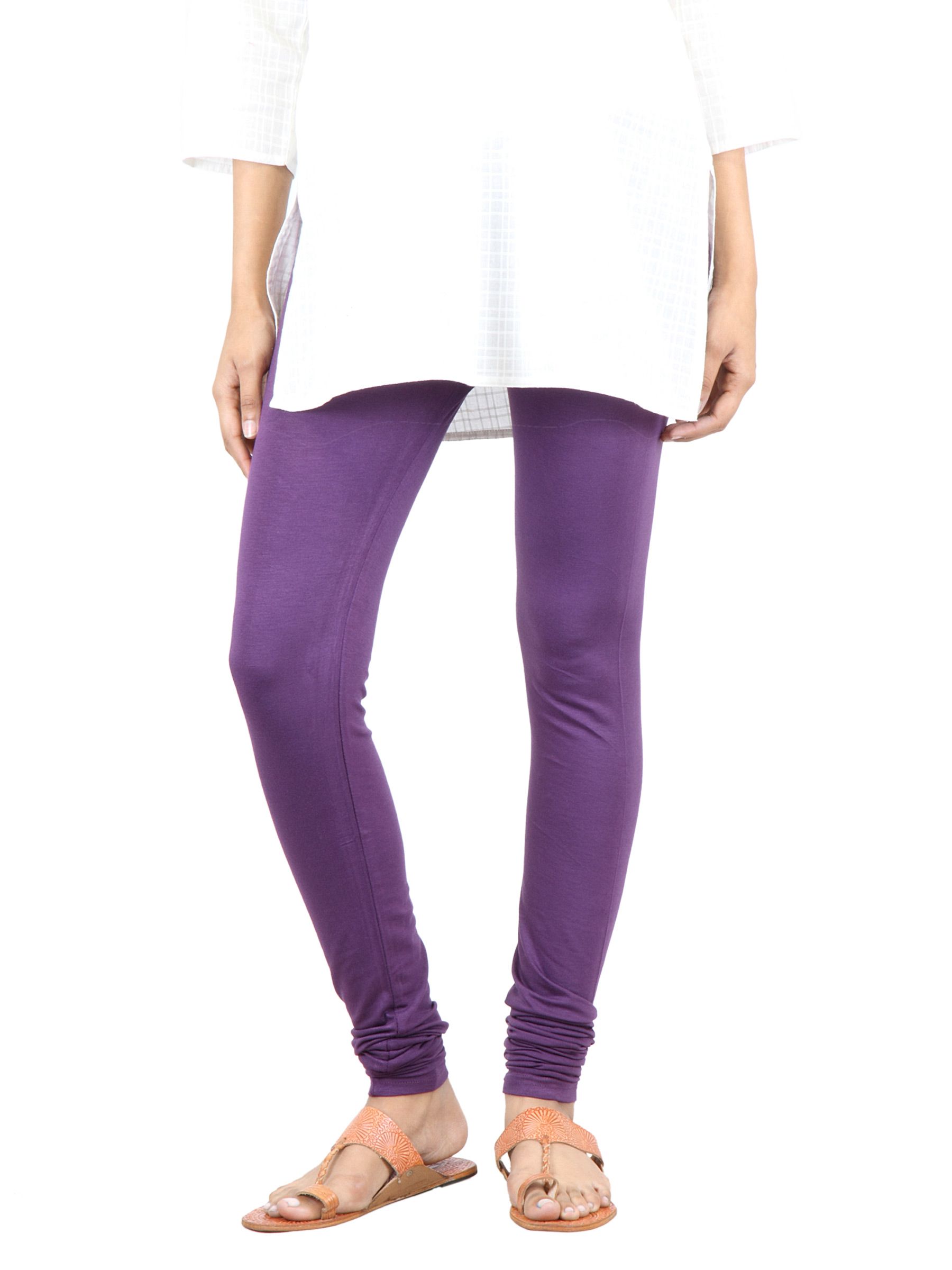 Myntra Women Purple Leggings