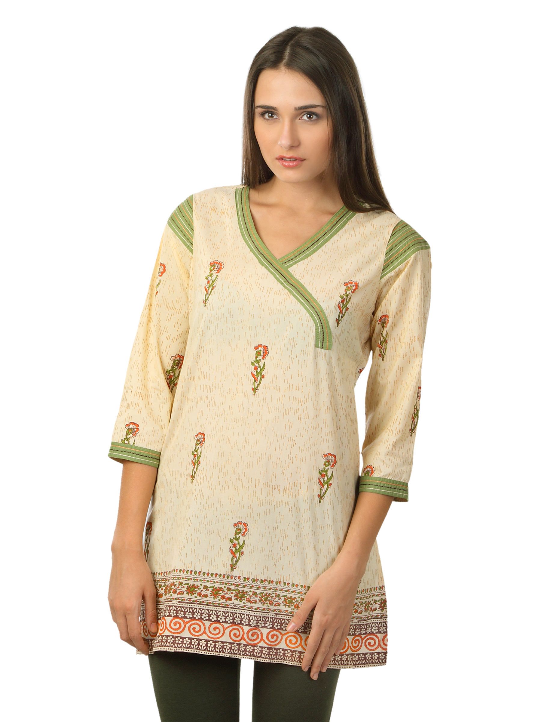 Diva Women Beige Kurti