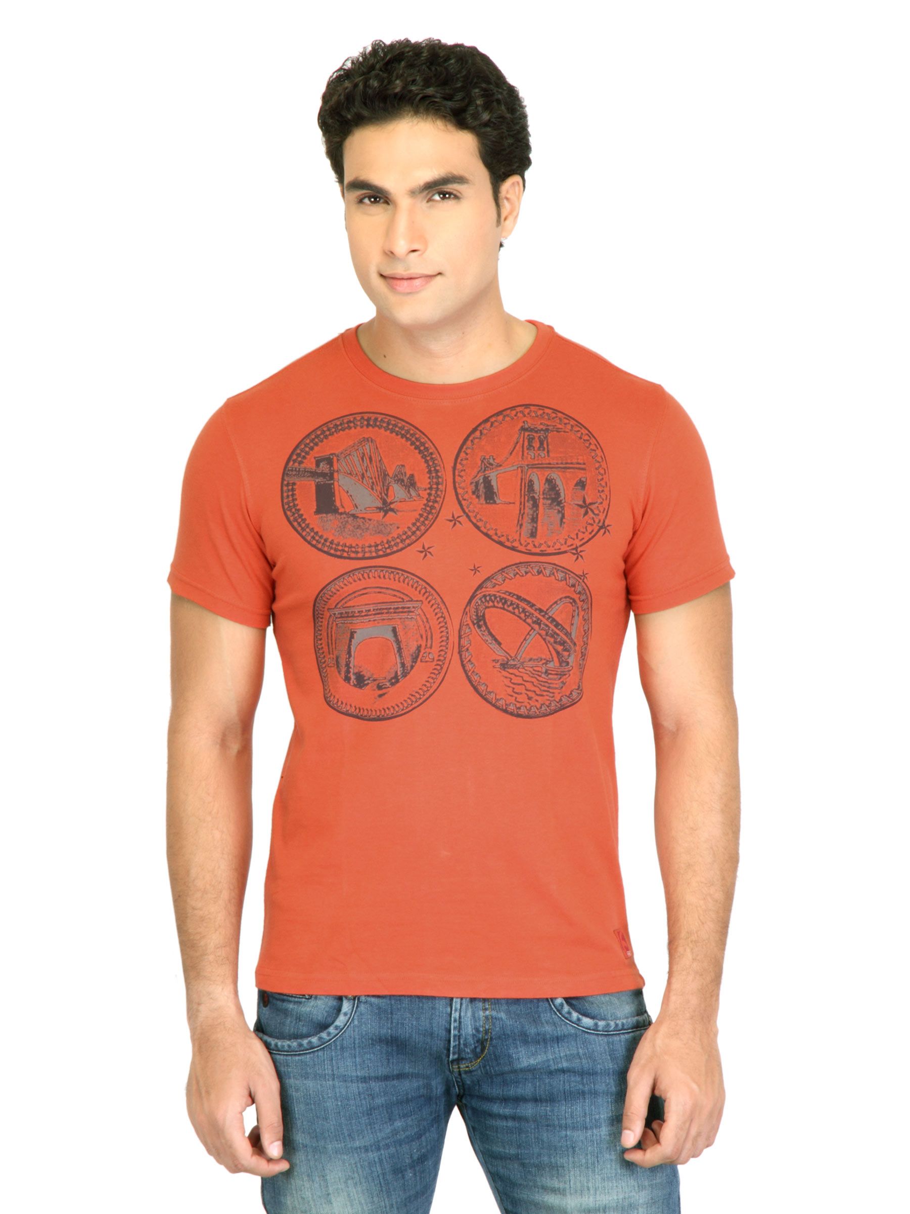 Facit Men Smart Orange Tshirt