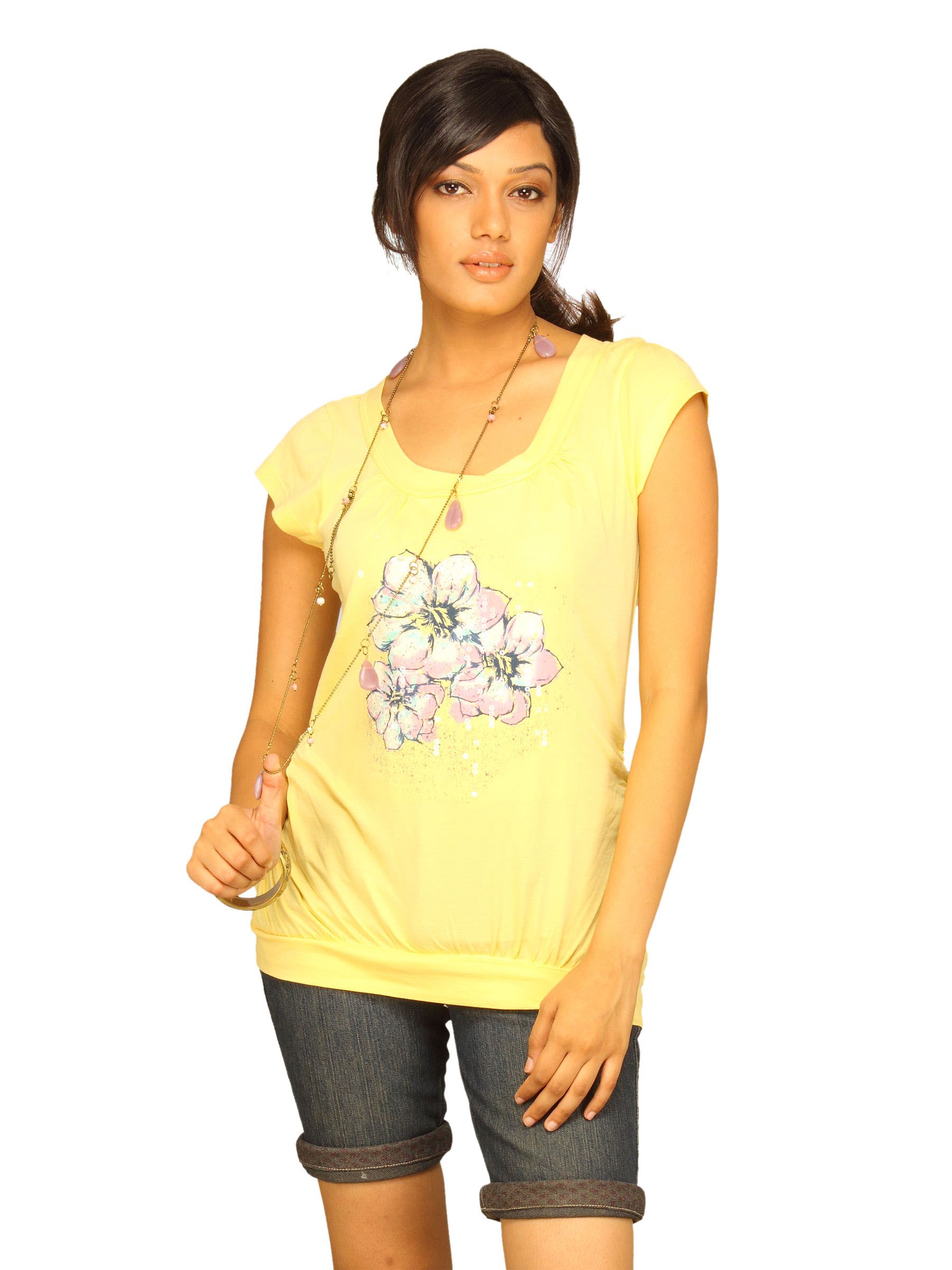 Wrangler Women's Sequin Butter Cup T-shirt