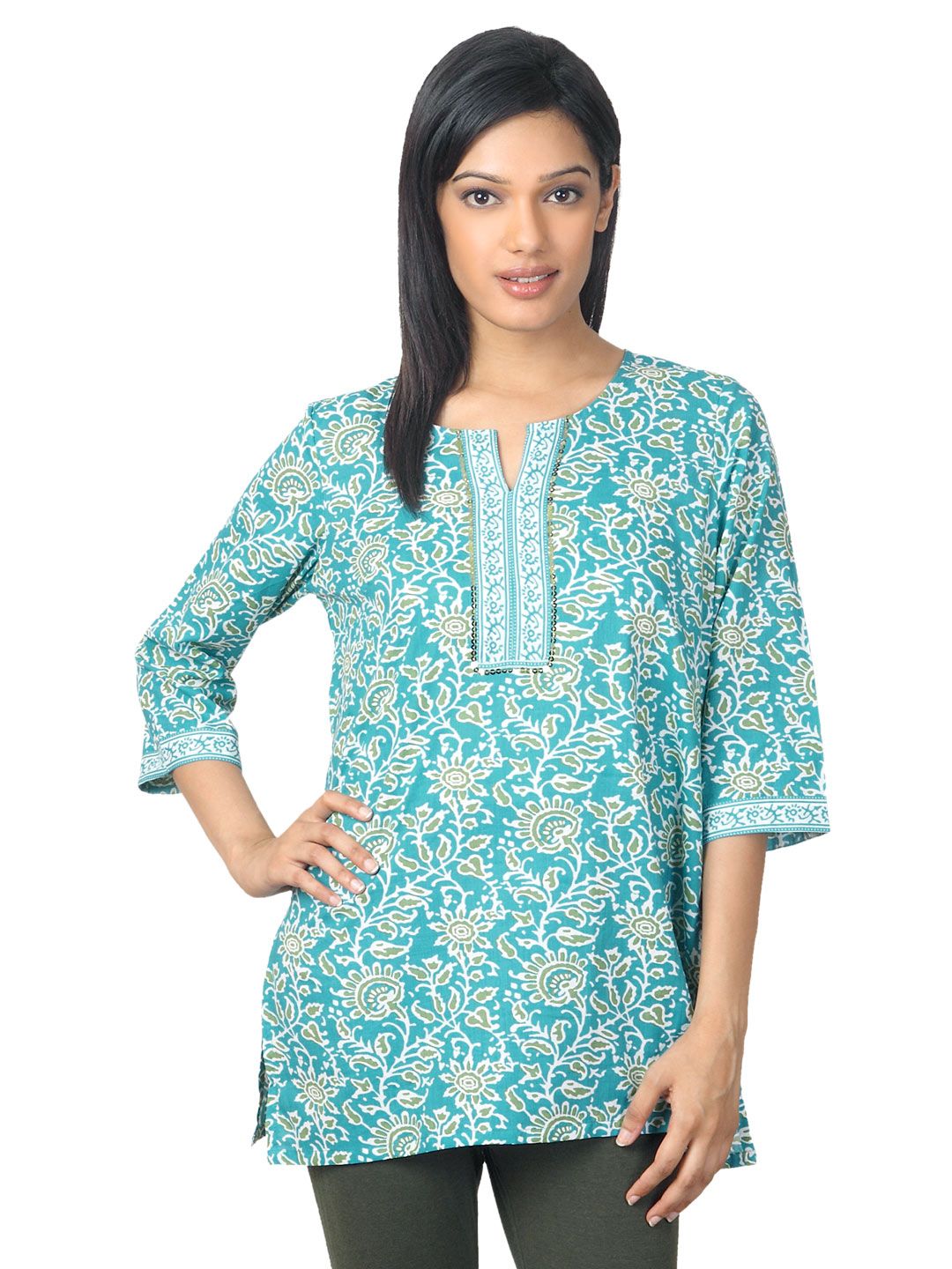 Aurelia Women Blue Kurta