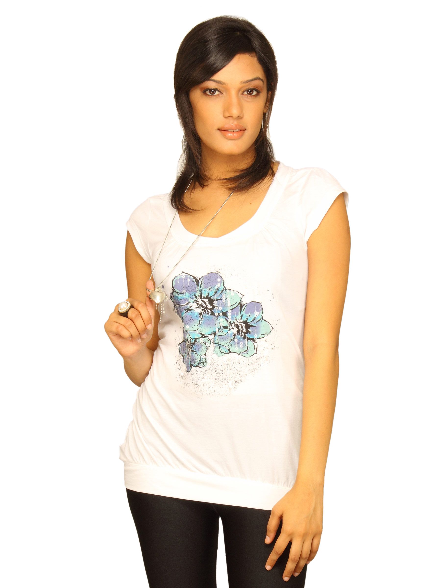 Wrangler Women's Sequin White T-shirt