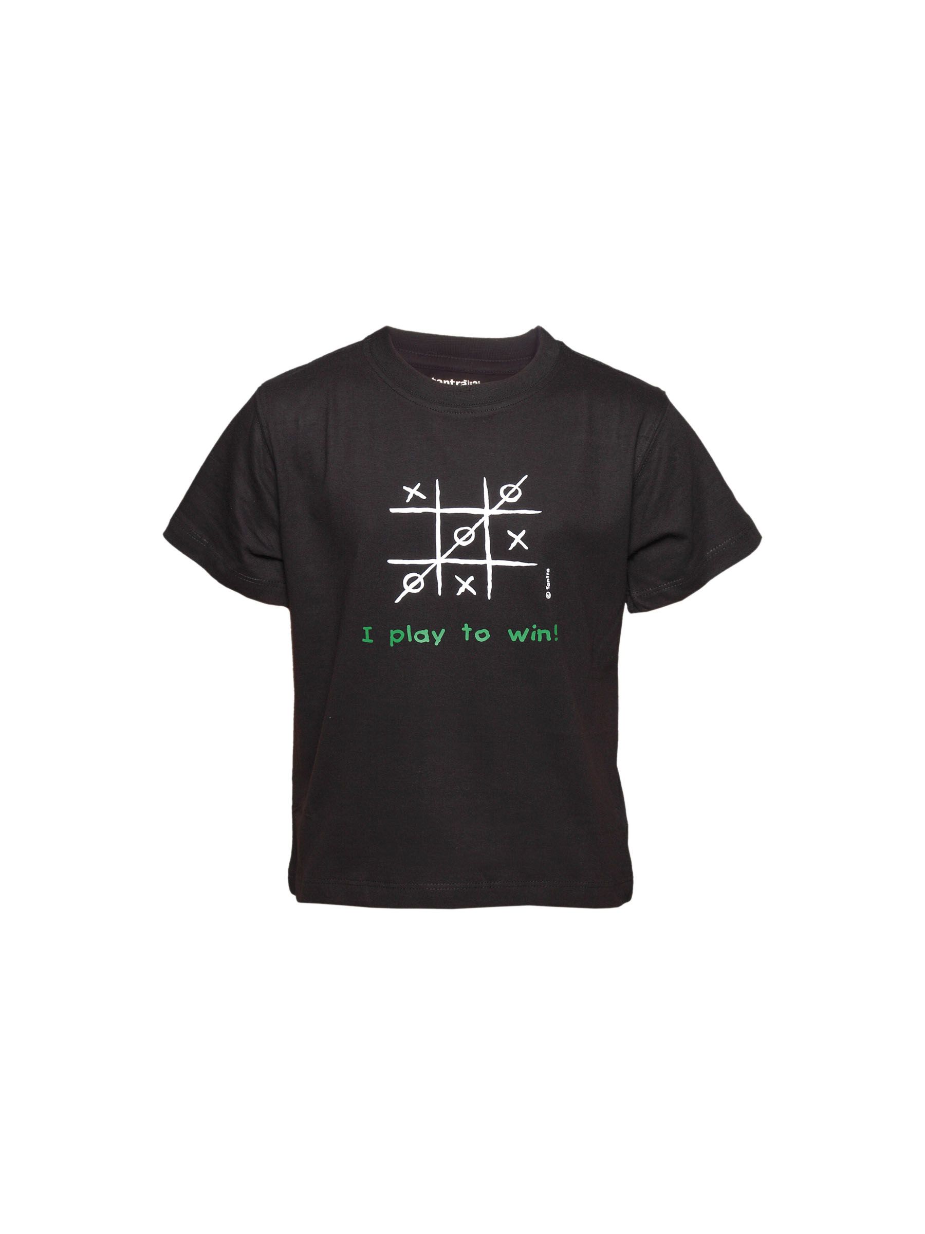 Tantra Kid's Unisex Play To Win Black Kidswear