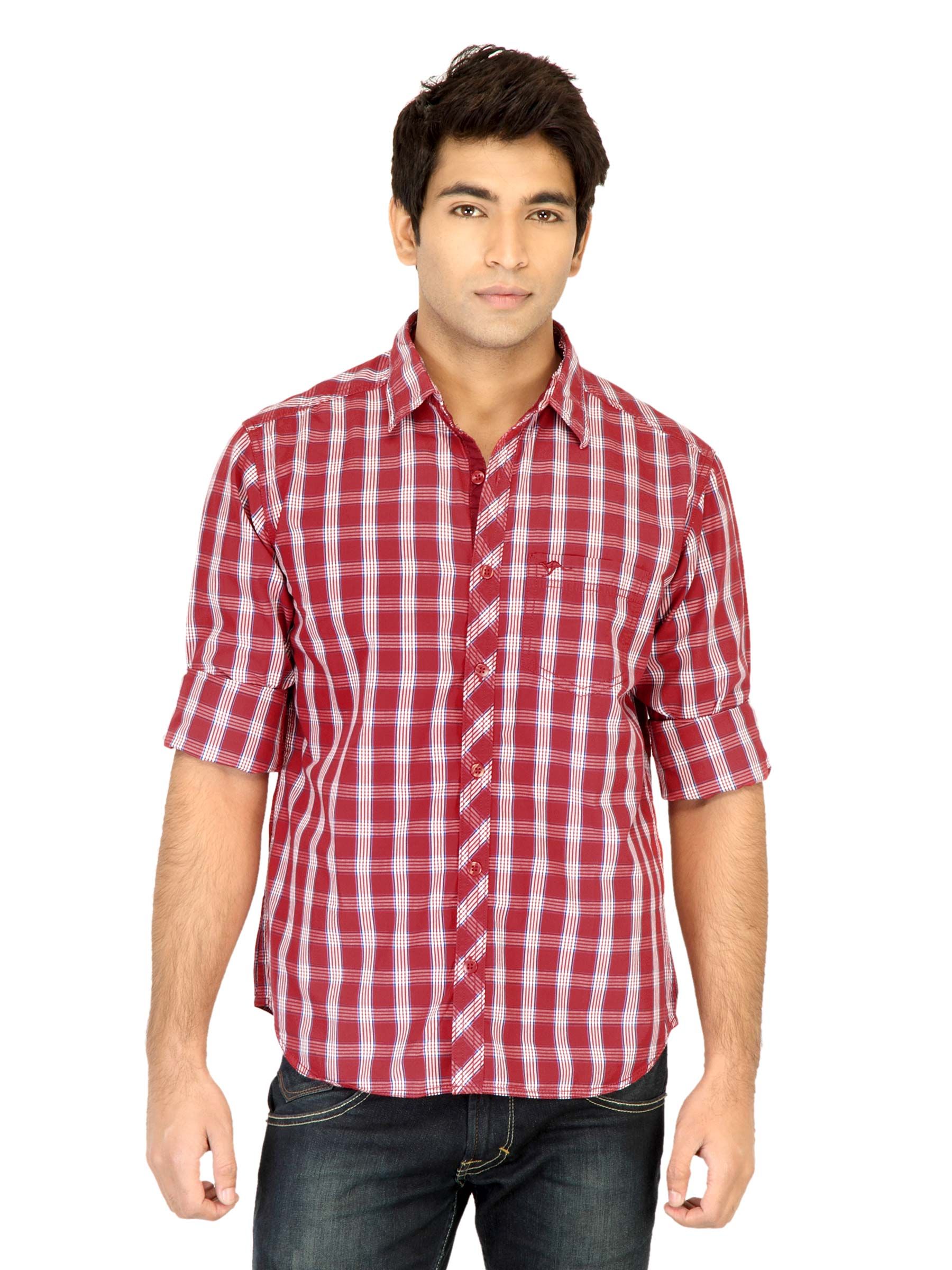 Highlander Men Check Red Shirt