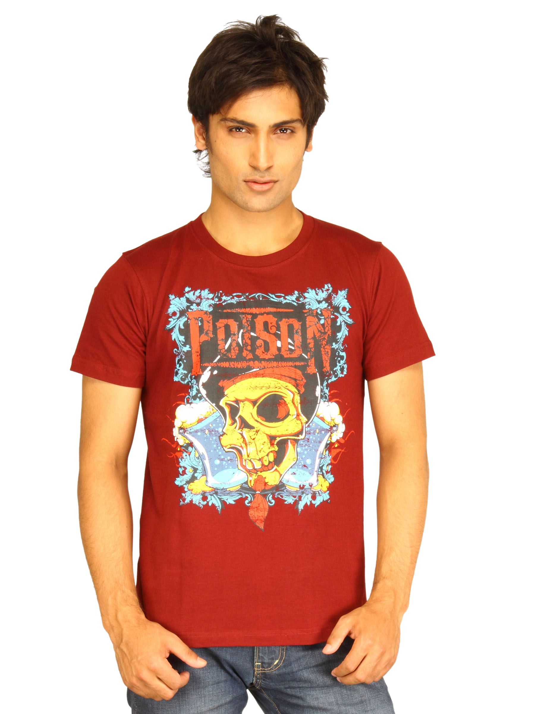 Guerrilla Men's Poison Blood Red T-shirt