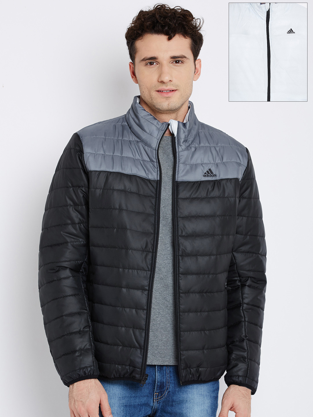 adidas jacket myntra