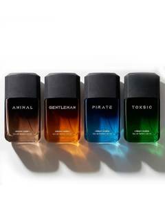 URBANGABRU Men Perfume Gift Set - Gentleman, Pirate, Toksic & Animal | 4 x 20 ml