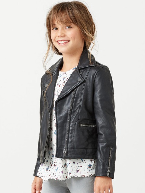 Kids Black Leather Jacket Black Leather Jacket For Boys