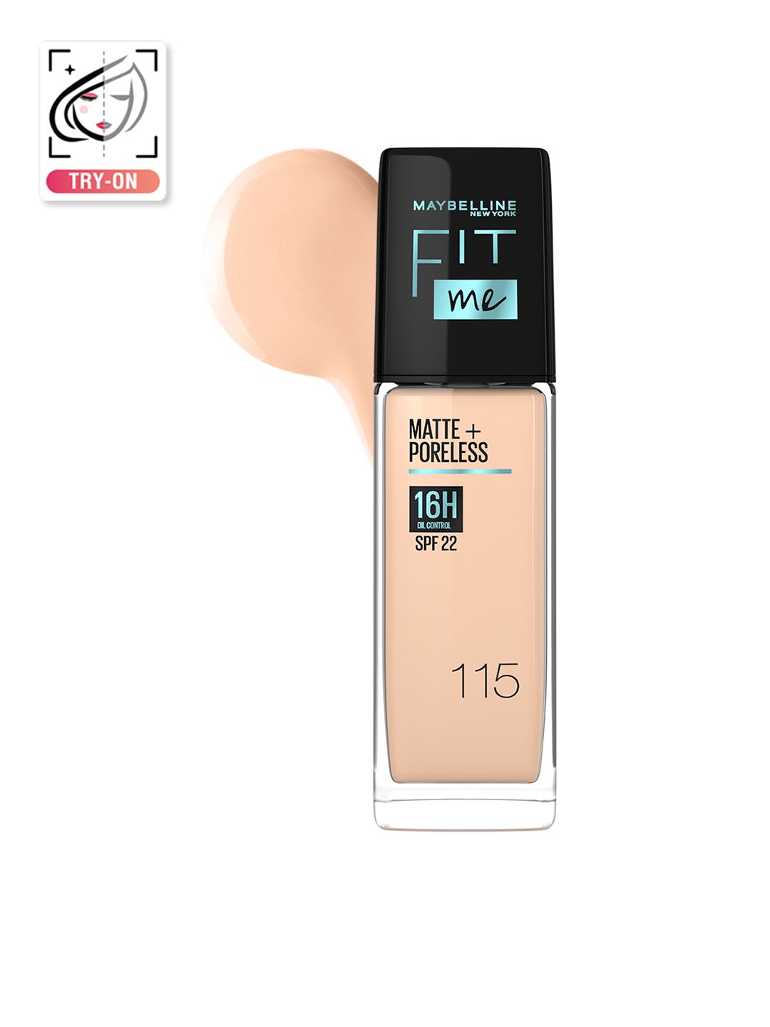 Maybelline New York Fit Me Matte+Poreless Foundation 16H Oil Control 30 ml - Ivory 115