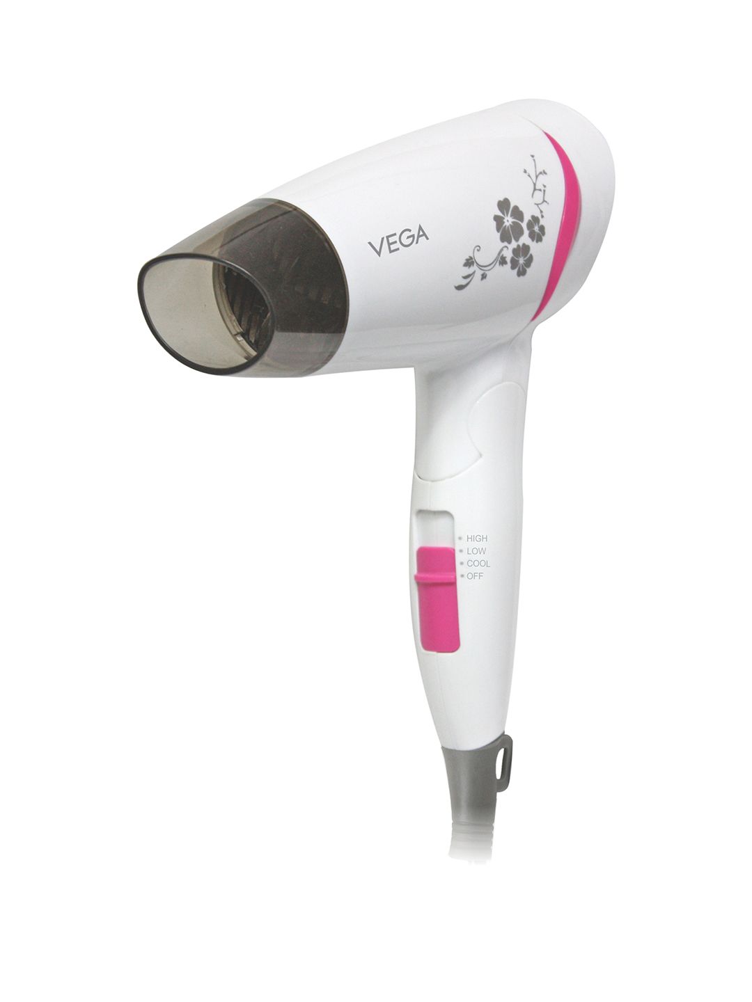 VEGA Go Style 1200W Hot & Cool Foldable Hair Dryer VHDH-18 - White
