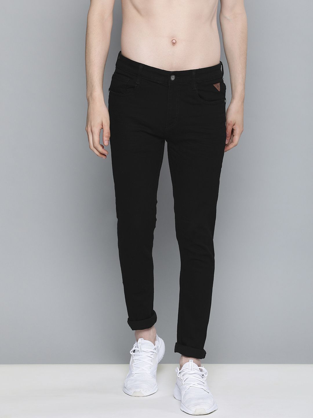 Buy Harvard Harvard Men Black Skinny Fit Mid Rise Clean Look Stretchable Jeans At Redfynd 2760