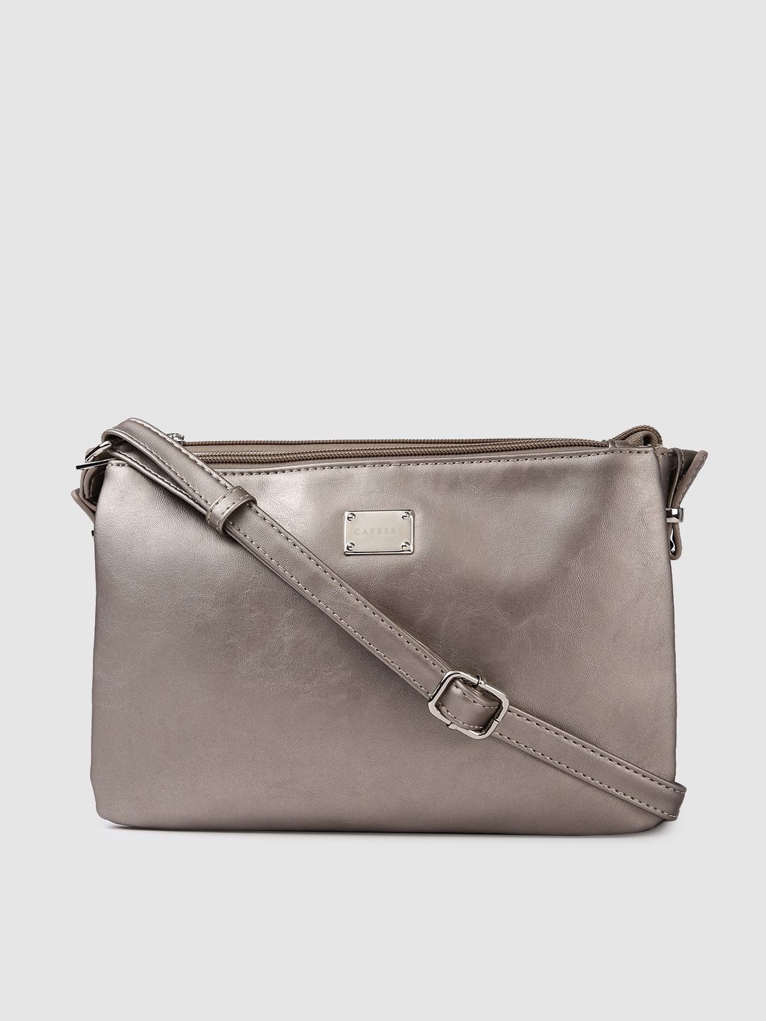 SAVE 3640 on Caprese Bronze Toned Solid Sling Bag Best Offer