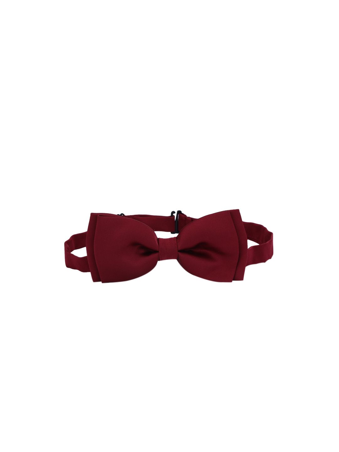Calvadoss Maroon Solid Bow Tie-picture-44