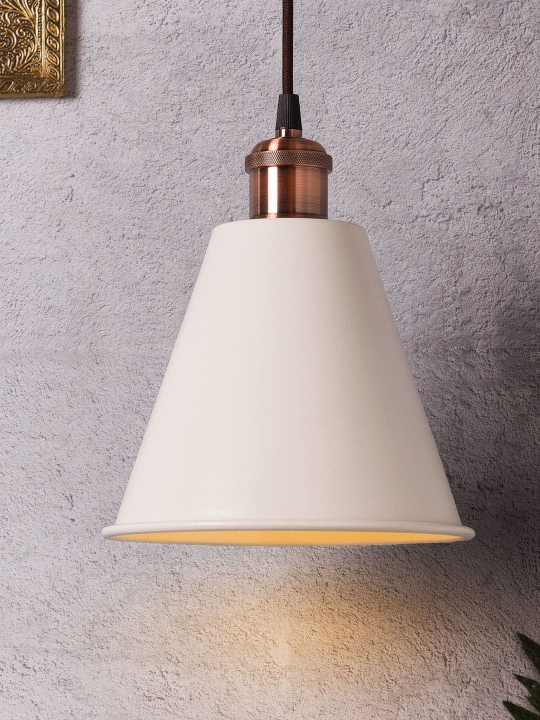 Homesake White Solid Handcrafted Hanging Light-picture-13