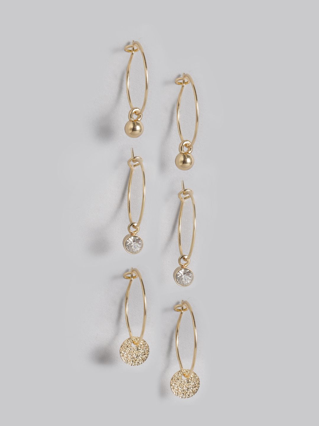 Accessorize London Women 3-Pack Simple Hoop Earring Set-picture-31