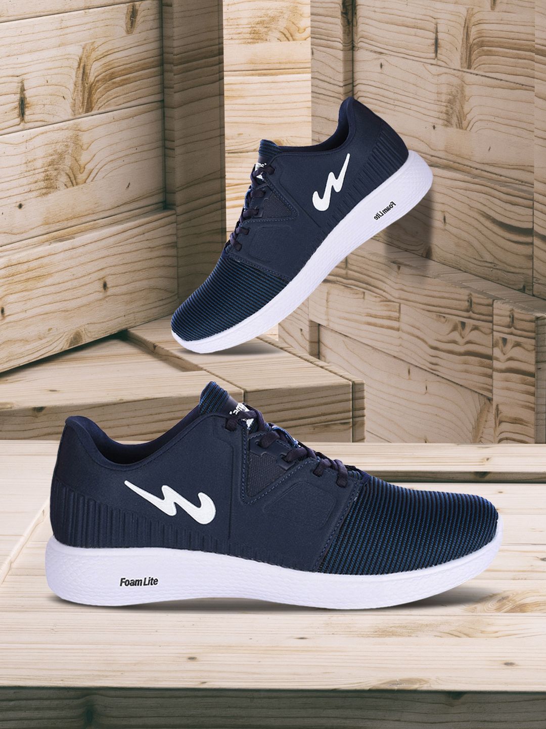 Campus Men Navy Blue LEGEND Mesh Running Shoes-picture-29