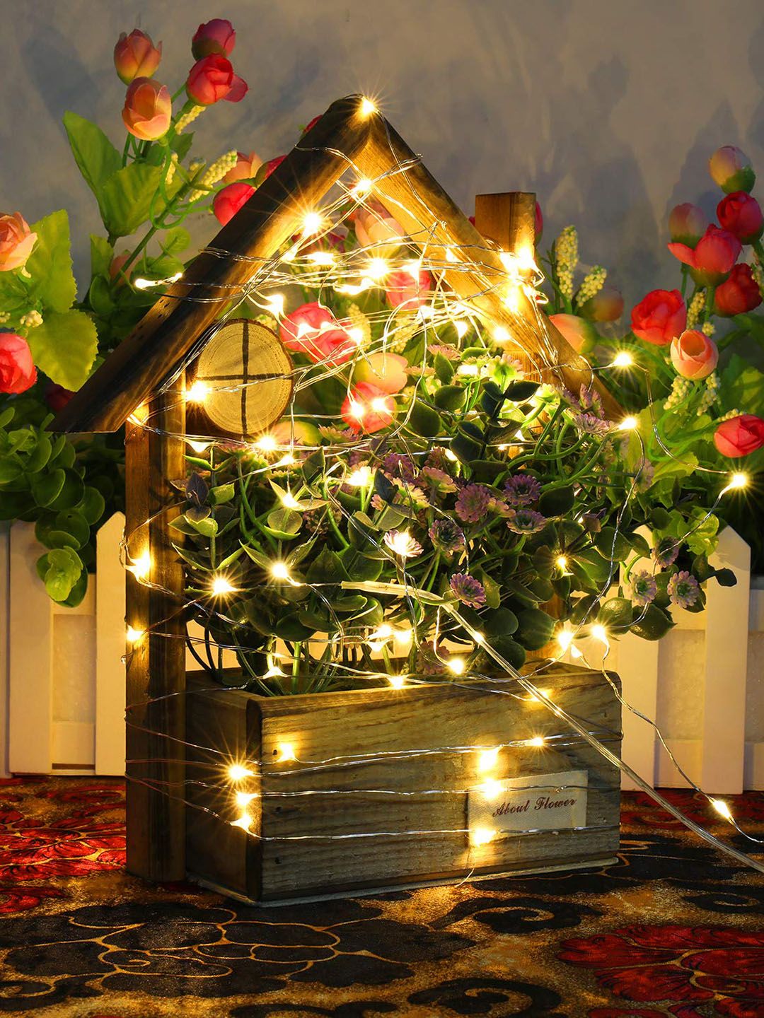 Homesake Set of 2 Yellow Waterproof String Lights-picture-56