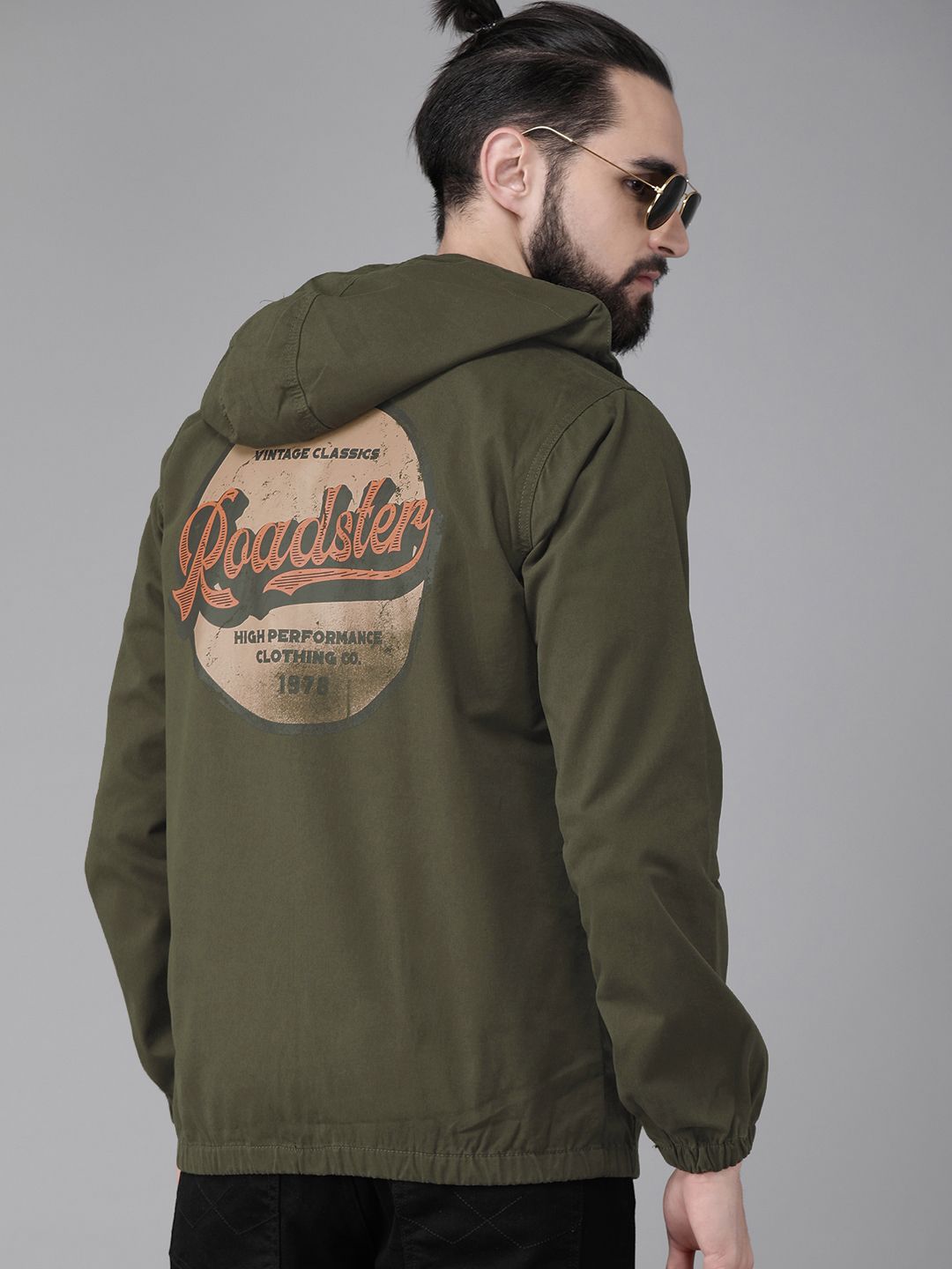 Roadster olive deals green jacket