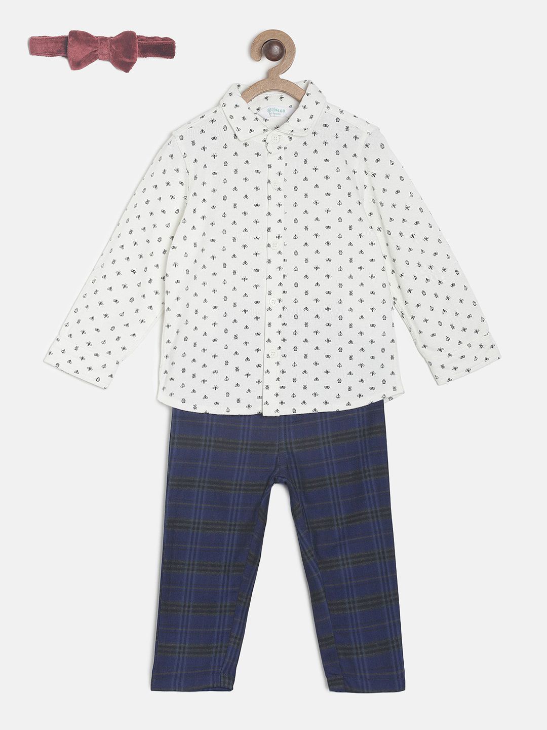 MINI KLUB Boys White & Blue Clothing Set-picture-23