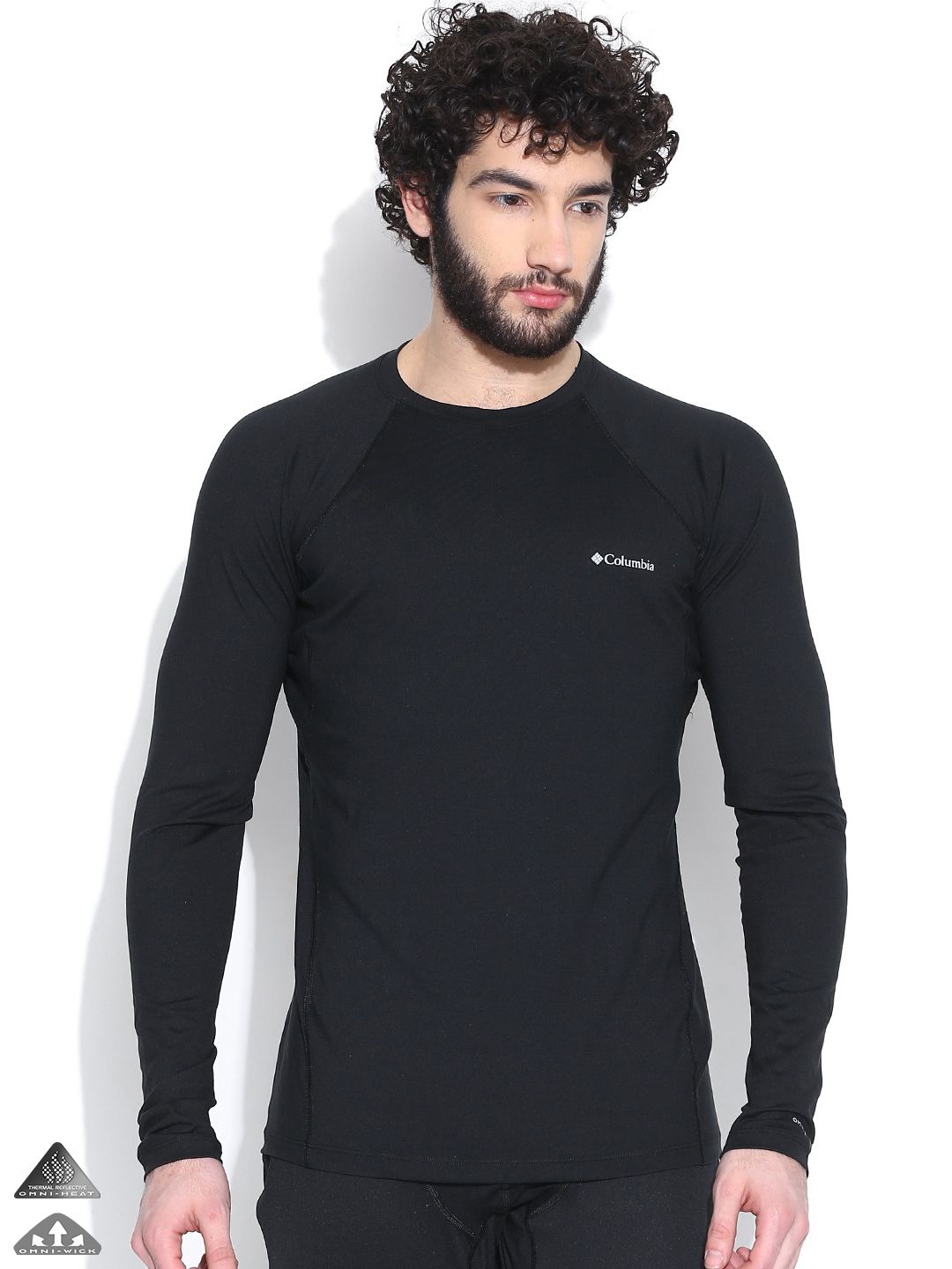 Columbia Men Black Heavyweight Stretch Outdoor T-shirt-image-26