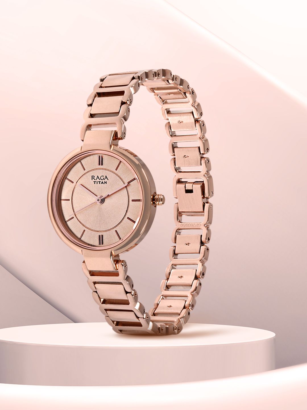 Titan Women Rose Gold Analogue Watch 2608WM01