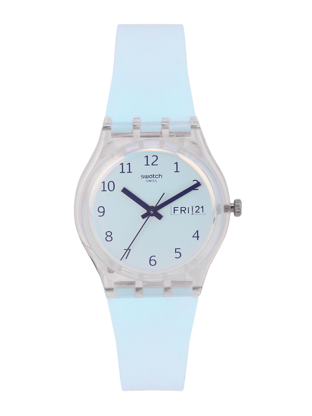 Swatch Transformation Unisex Blue Water Resistant Analogue Watch GE713-picture-30