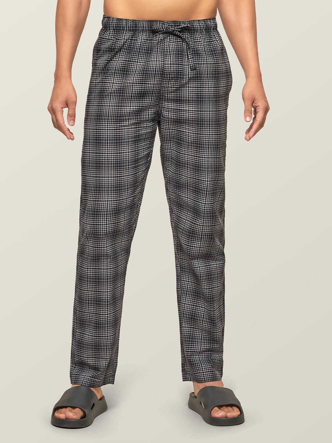 XYXX Men Super Combed Cotton Checkmate Lounge Pants XYPYJM15-picture-48