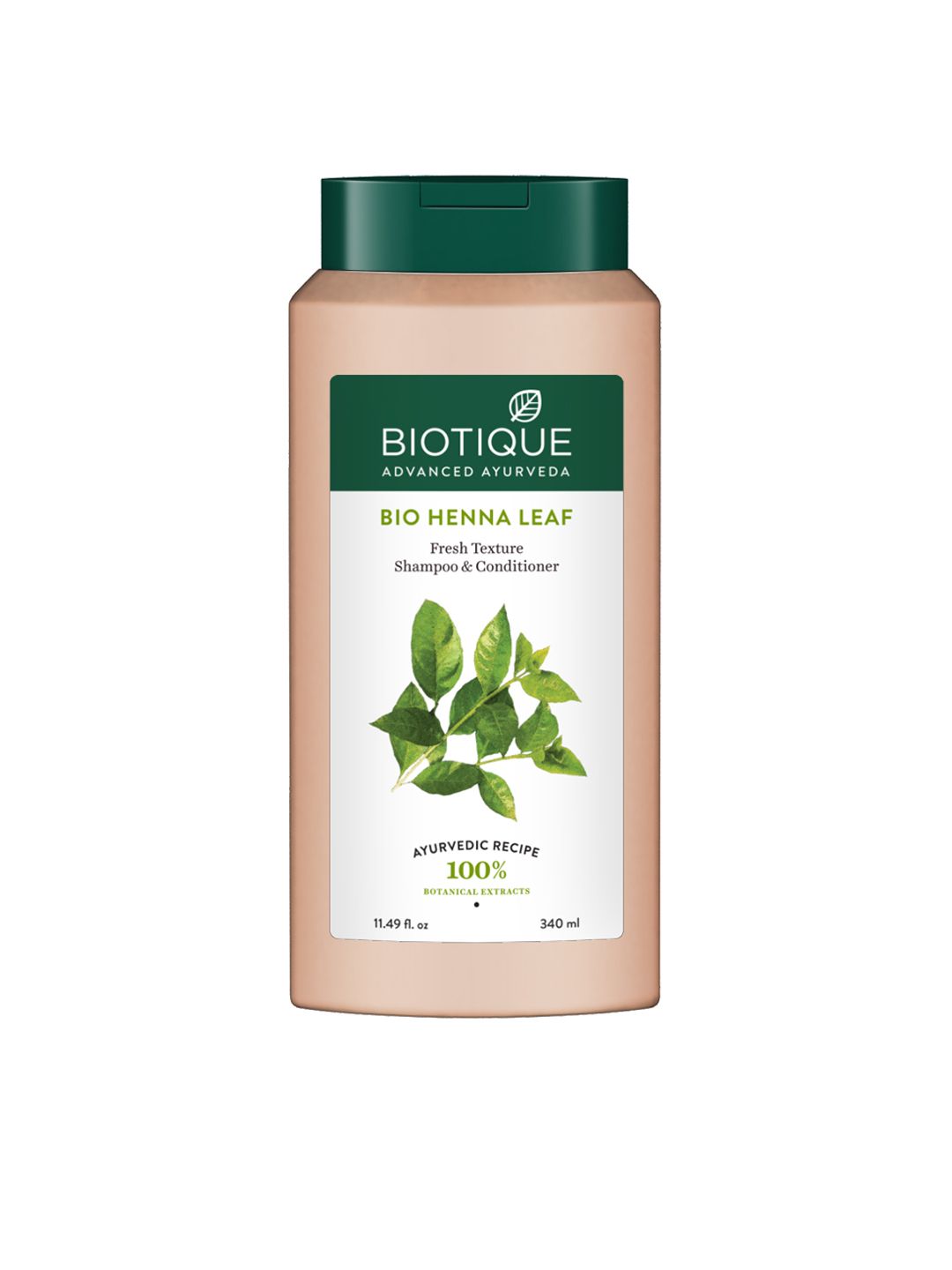 Biotique Unisex Bio Henna Leaf Fresh Texture Sustainable Shampoo & Sustainable Conditioner 340 ml-image-47