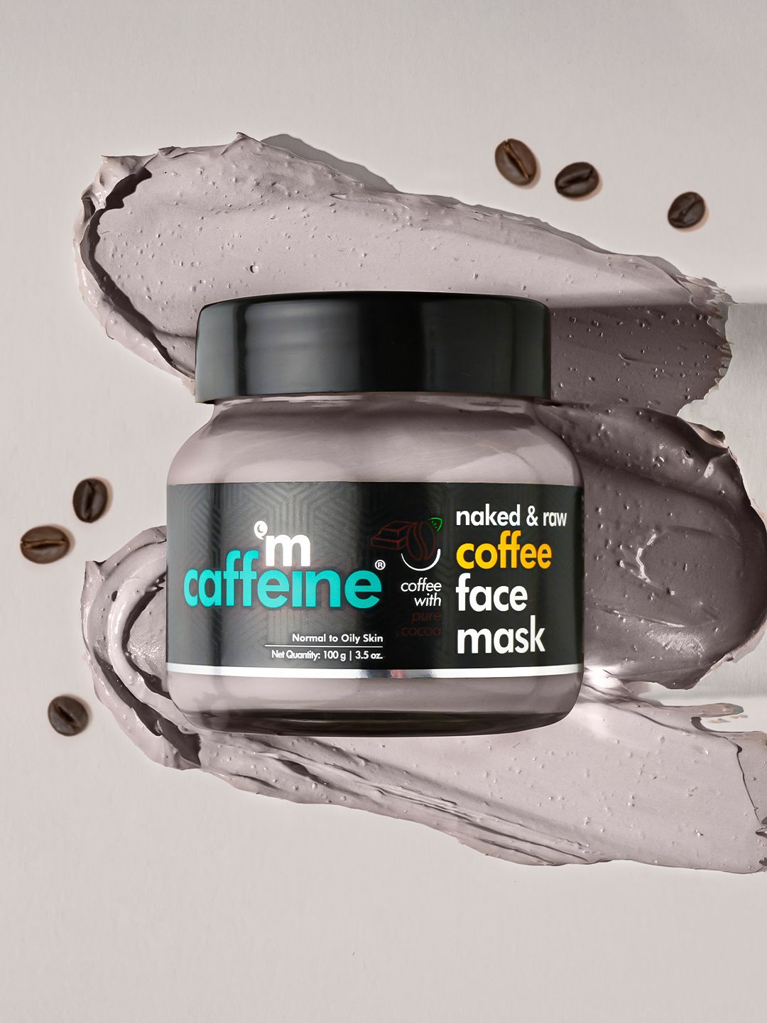 MCaffeine Tan Removal Coffee Face Mask-Cleanses Pores & Controls Excess Oil 100g