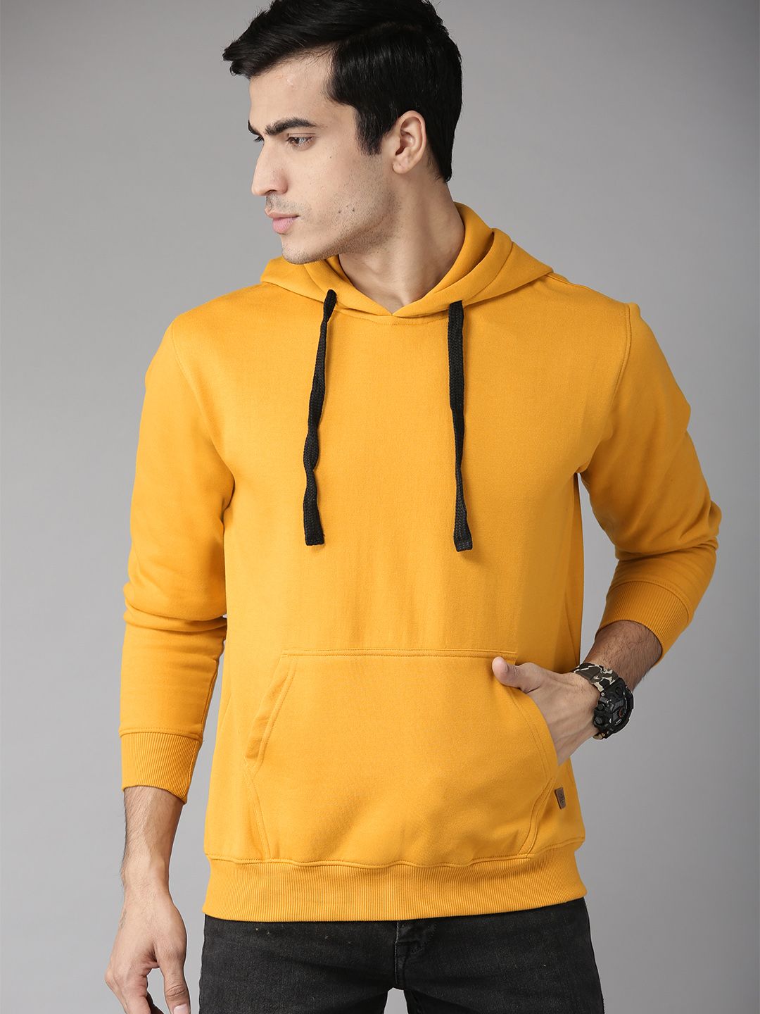 Roadster mustard yellow sweatshirt store