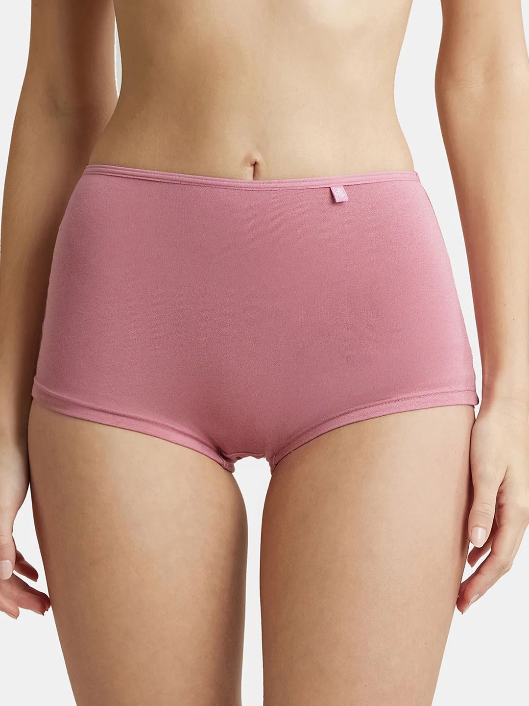 Jockey Women Pink Solid Boy Short Briefs SS04-0105-image-9