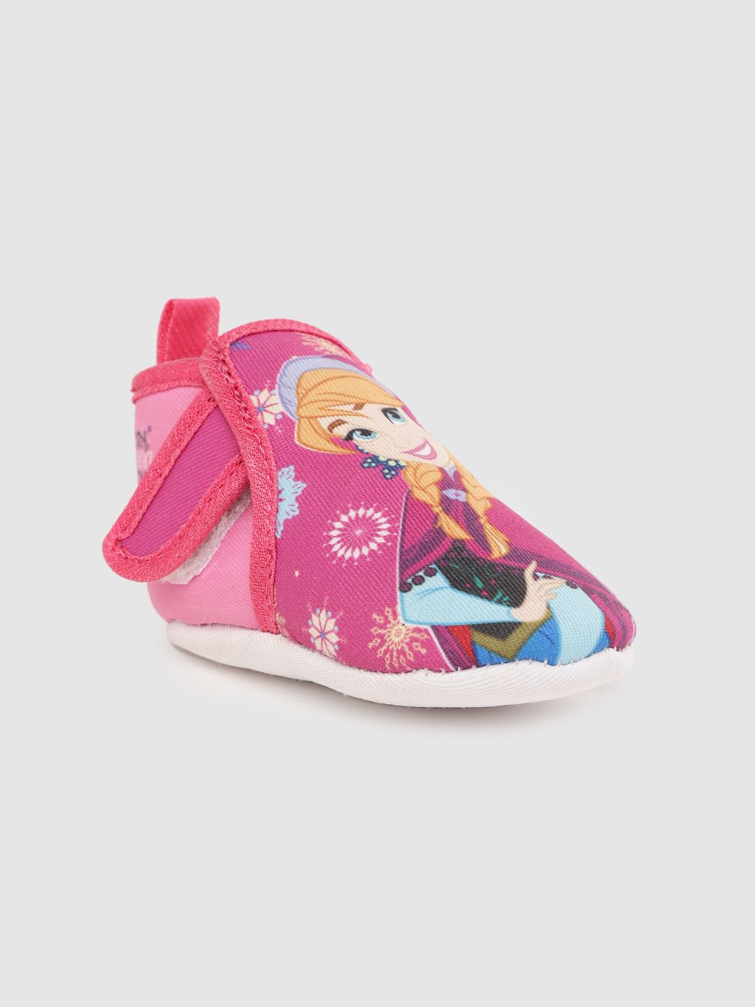 toothless Infant Girls Pink Printed Booties-image-47