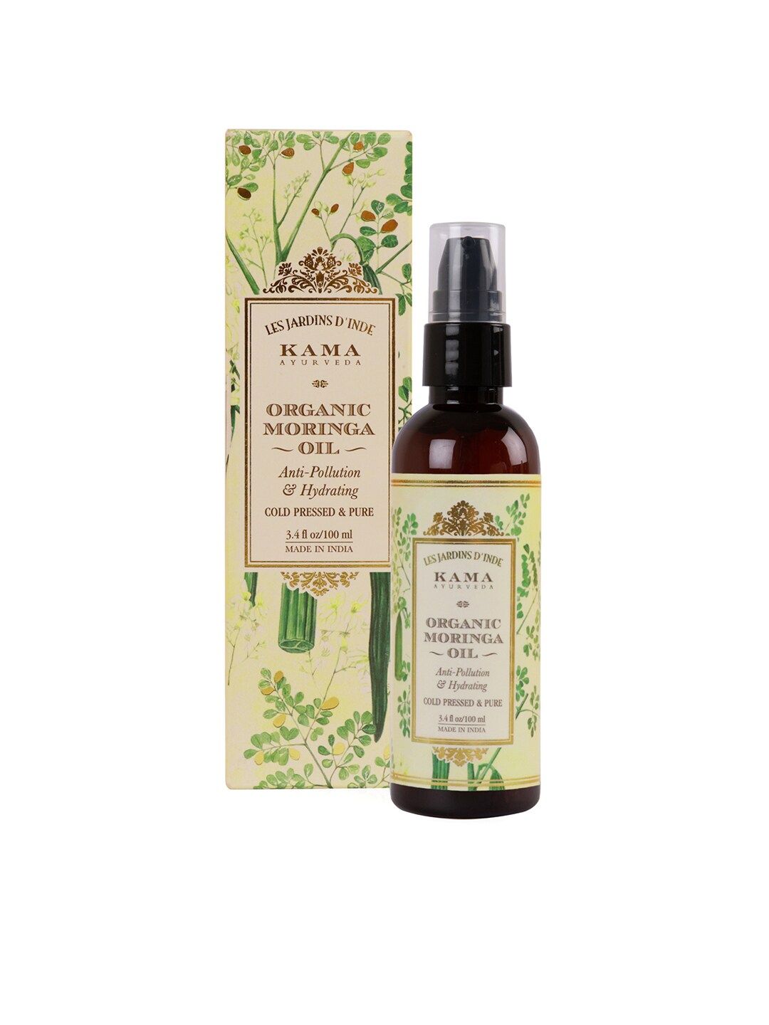KAMA AYURVEDA Men Cold Pressed  Pure Organic Moringa Skin Care Sustainable Oil 100 ml-picture-41