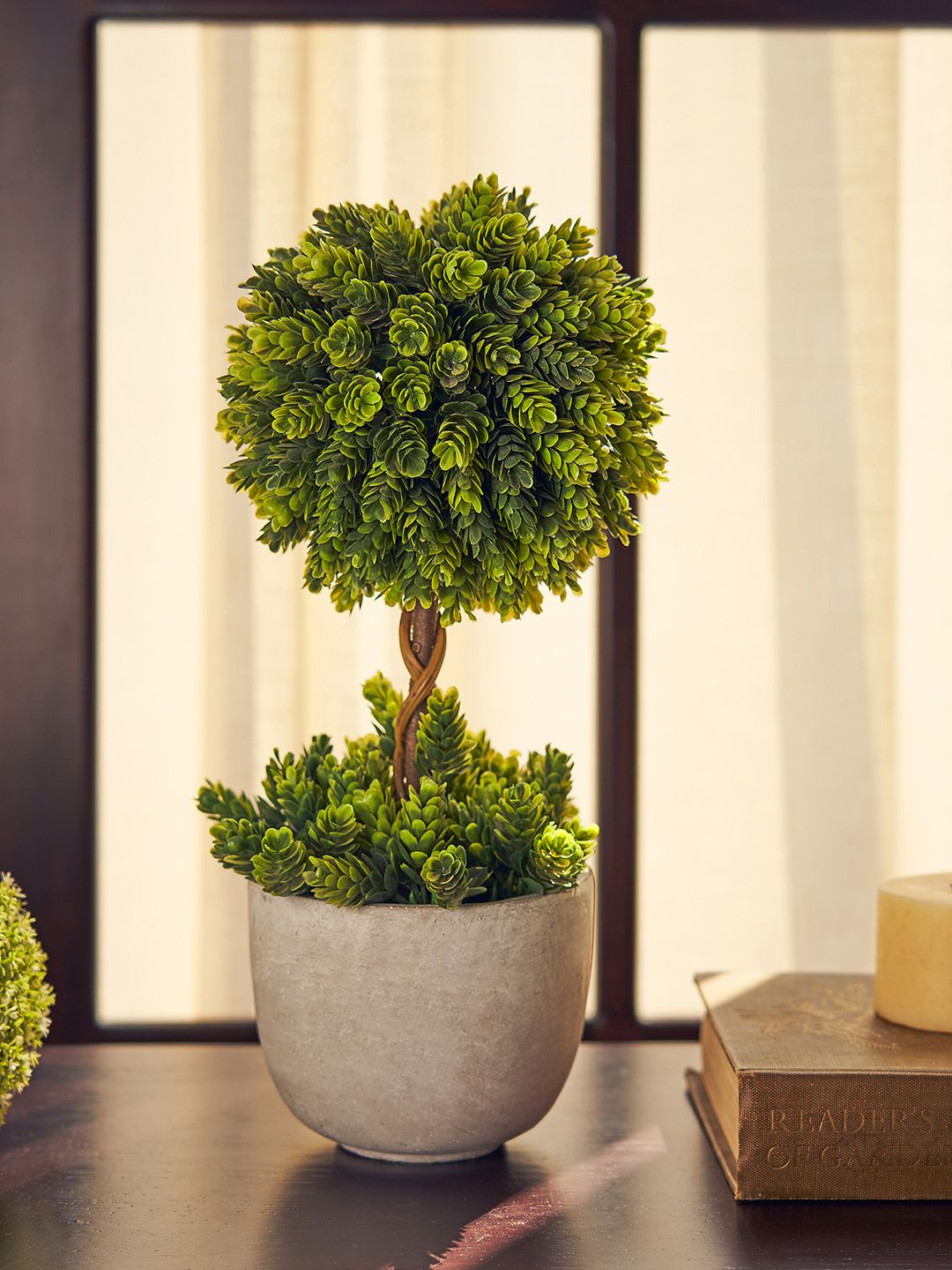 Pure Home and Living Green Artificial Pineapple Plant With Pot-picture-23