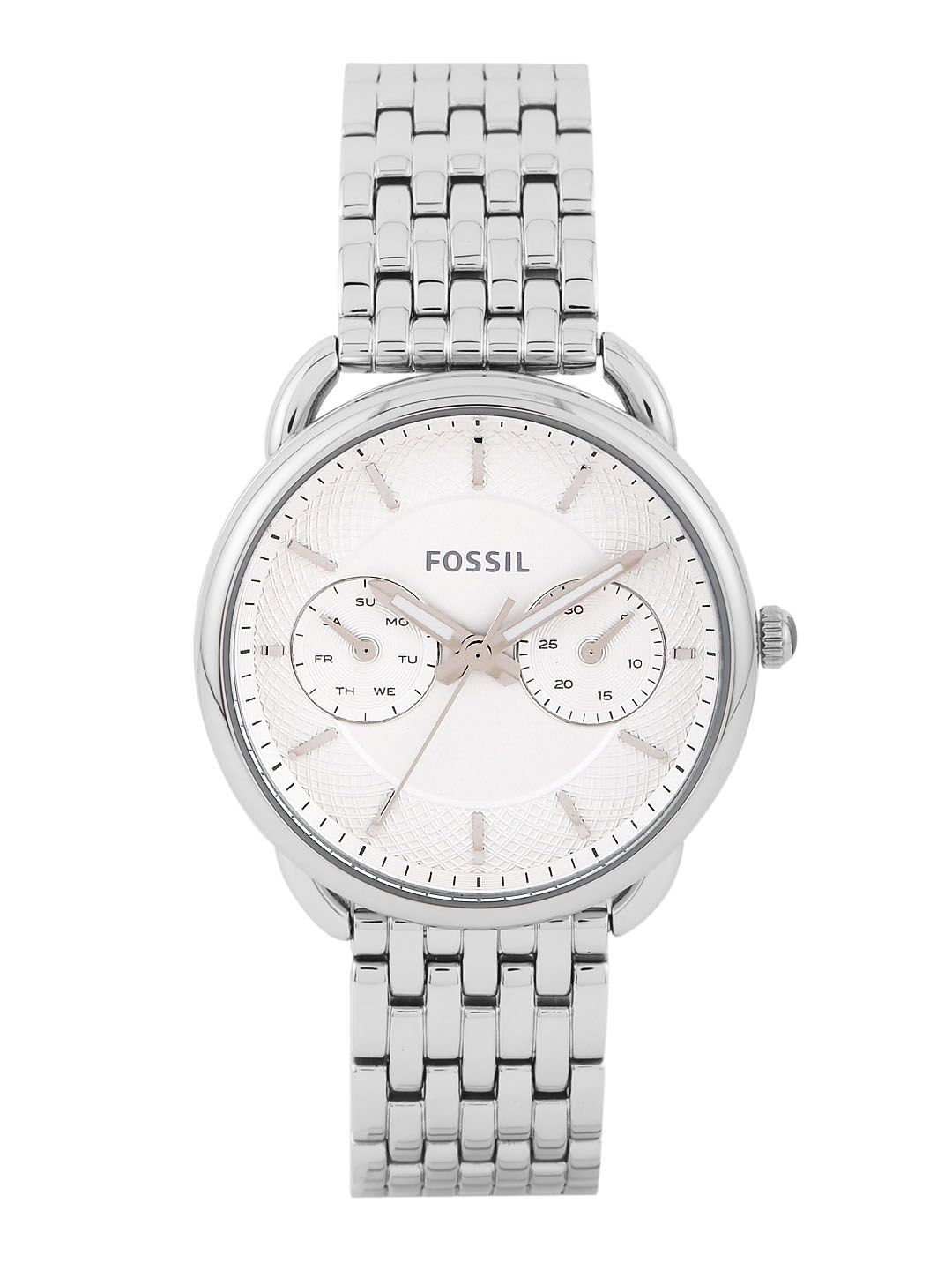 White Multifunction Dial Watch 