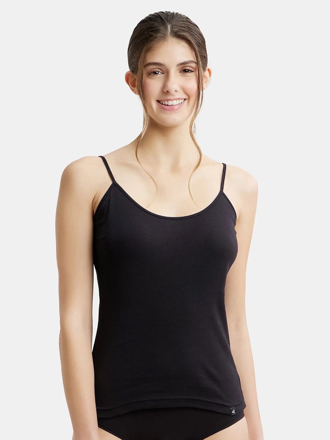 Jockey Cotton Rib Camisole with Adjustable Straps and Stay Fresh Treatment-picture-47