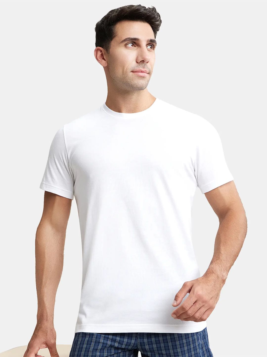 Jockey Combed Cotton Half Sleeved Inner Tshirt-MC06